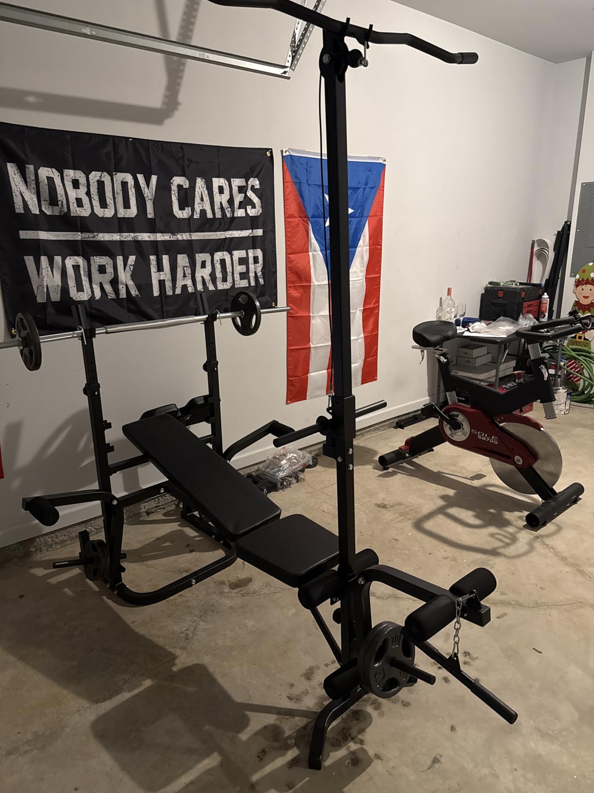 Z3 900LBS Olympic Weight Bench Set with Leg Extension, 9 in 1 Workout Press with Preacher Curl Pad and LAT Pulldown, Strength Training Bench for Home Gym customer photo 2