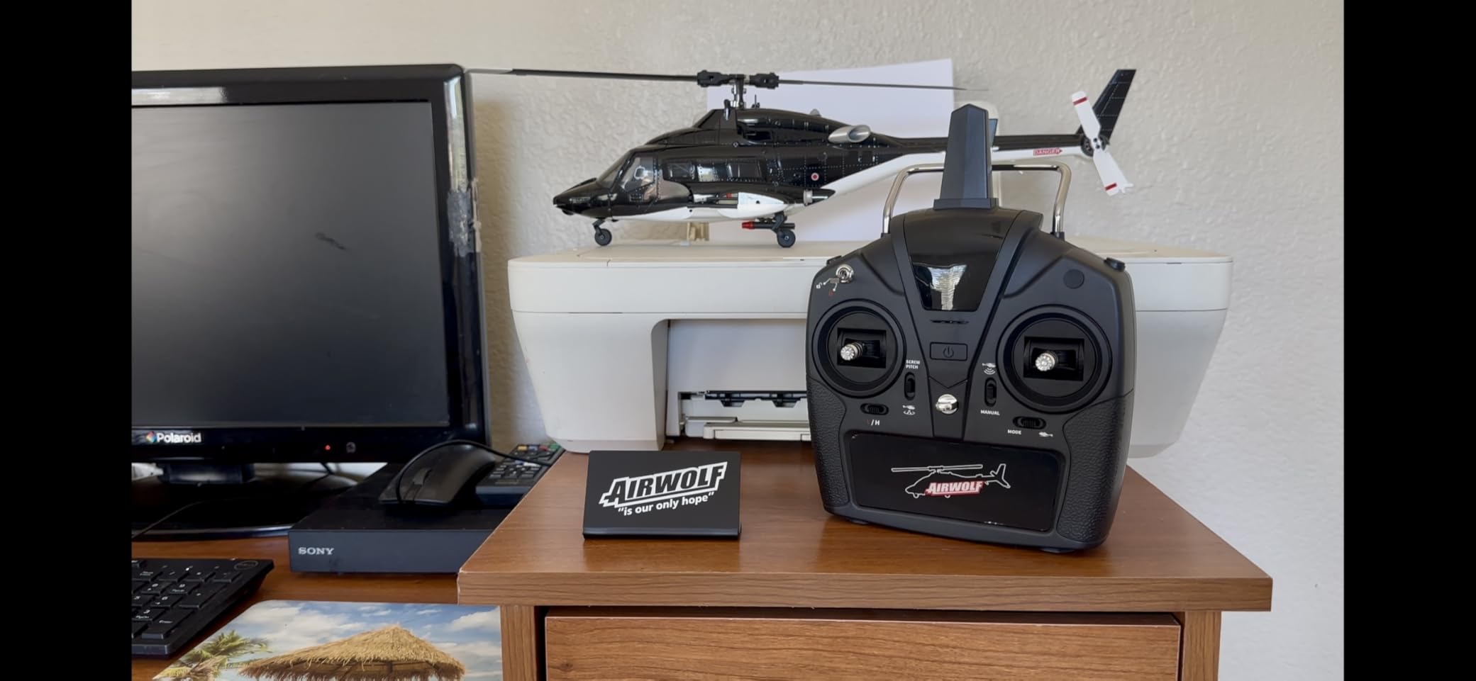 RTF Airwolf RC Helicopter - 27:1 Scale Collectible Remote Control Helicopter with Auto-Hover, 6CH Control & Dual Batteries for Adults Beginners customer photo 2