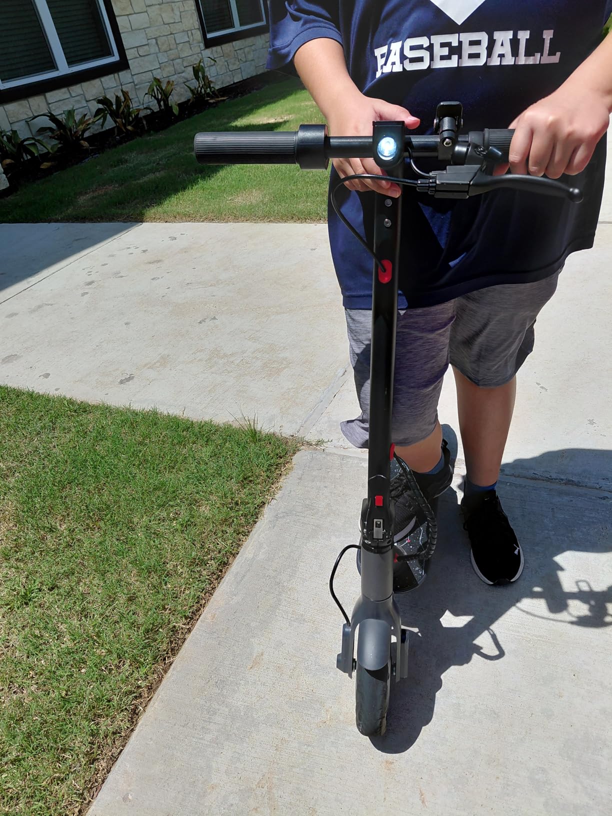 WERHY Foldable Kids Electric Scooter, 350W Motor, Max 12/16Miles Long Range, 19 MPH Max Speed, 8.5