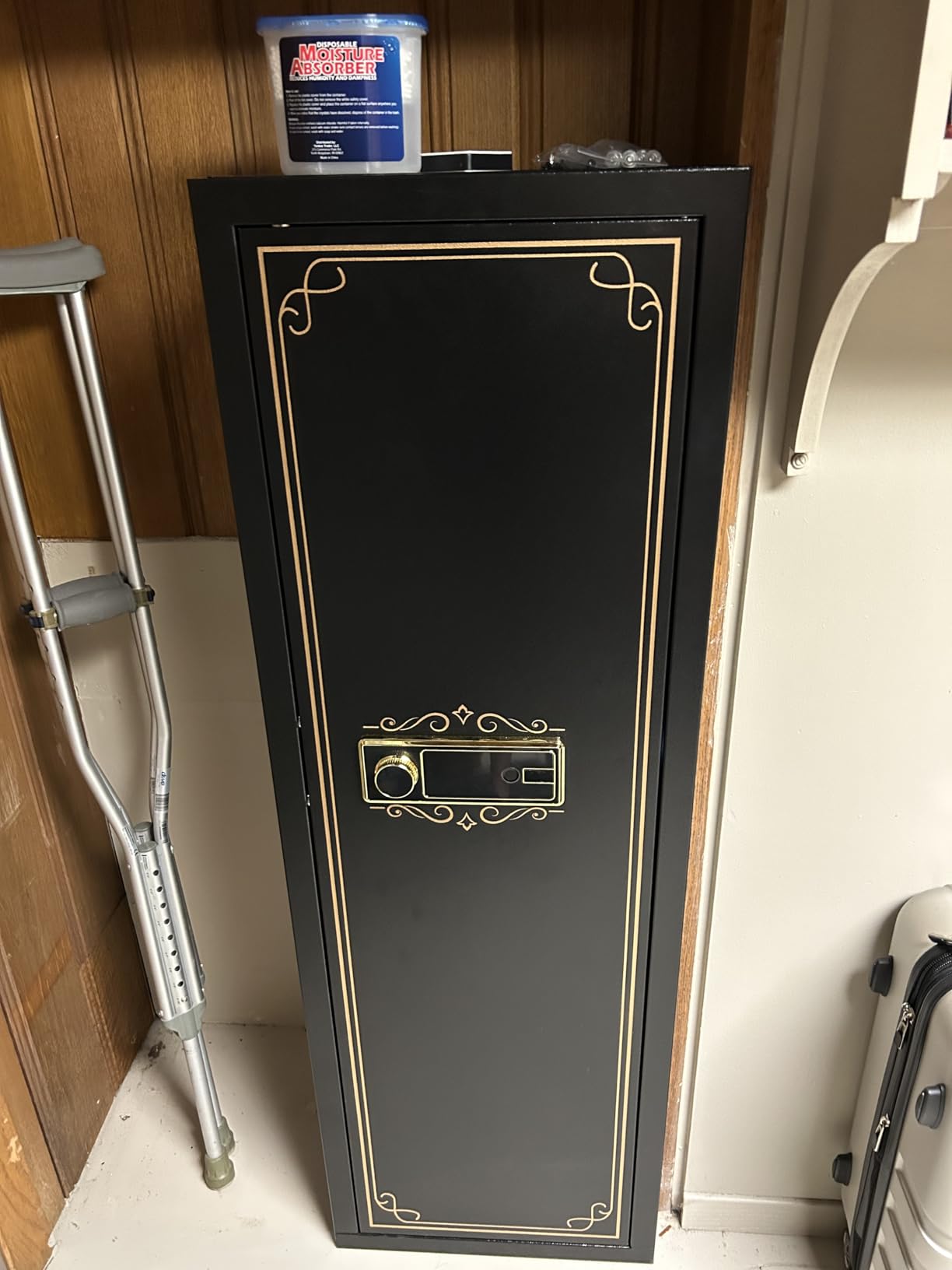 Karini 12-15 Biometric Gun Safe for Rifles and Pistols Fingerprint Rifle Safes for Home Large Gun Cabinet for Rifle with Optics or Shotguns Clearance Gun Safe Long Gun Locker with Removable Shelf customer photo 1