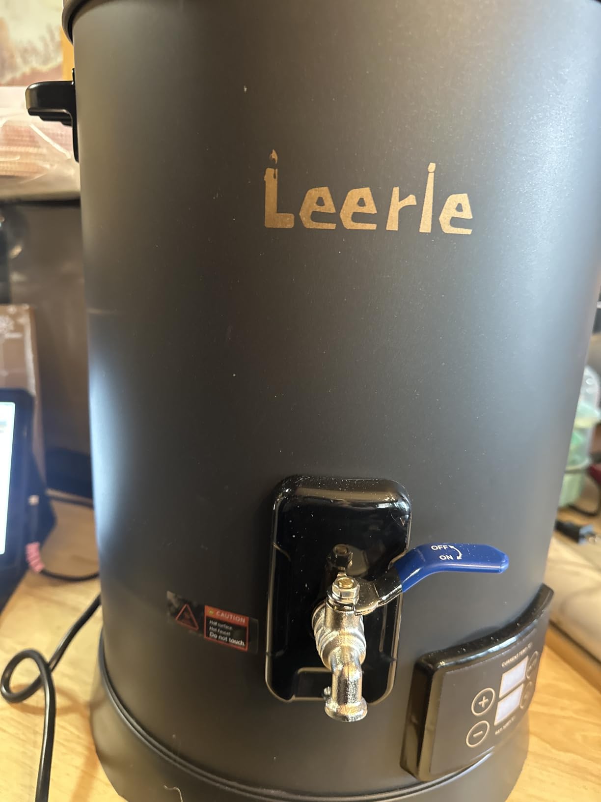Leerie 30Lbs Digital Commercial Wax Melter for Candle Making - D15 Large Candle Wax Melting Pot with Accurate Temperature Control & Holds 30Lbs Melted Wax for Candle Making Business customer photo 1