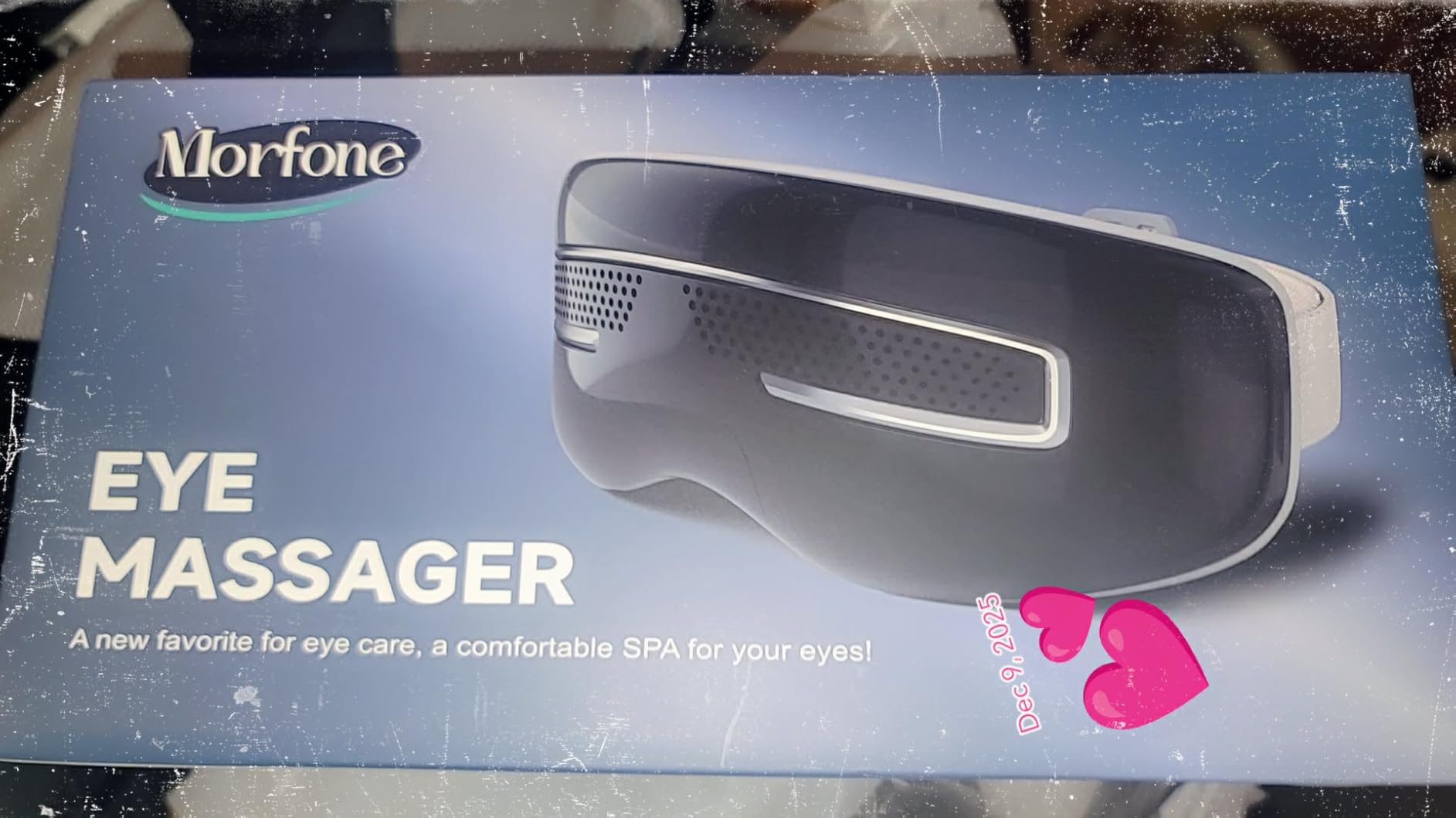 Eye Massager with Heat and Cooling, Integrated Smart Sleep Mask with Nose Rest and Soft Silicone Massage Head, 4 Massage Modes for Migraines, Dry Eye, Dark Circles,Bluetooth Music, Gift for Mother customer photo 2