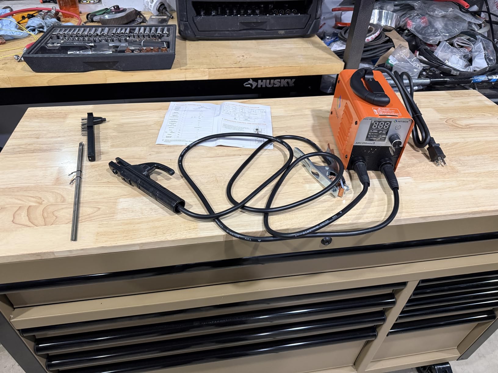 HITBOX Stick Welder 110V Digital Display 200A Duty Cycle 60% ARC Lift TIG Welding Machine with Hot Start, Arc Force, VRD customer photo 1