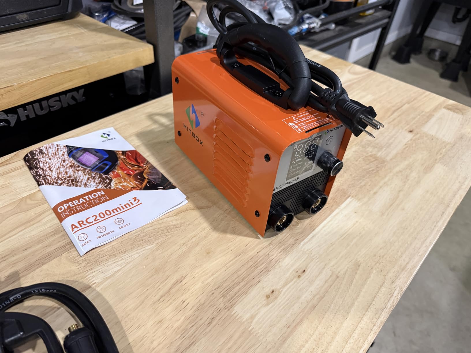 HITBOX Stick Welder 110V Digital Display 200A Duty Cycle 60% ARC Lift TIG Welding Machine with Hot Start, Arc Force, VRD customer photo 2