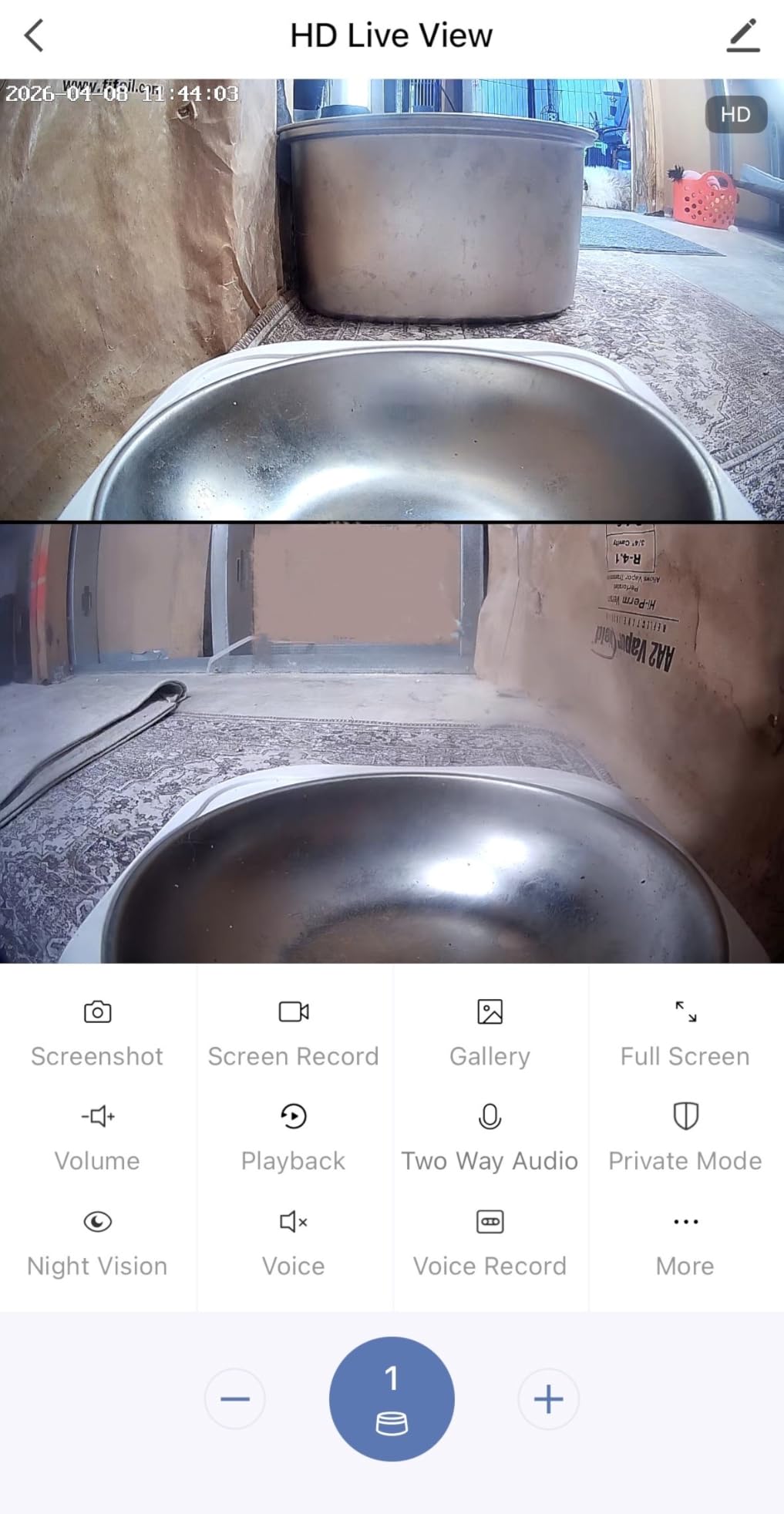 Frienhund 5G WiFi Automatic Cat Feeder with Two HD Camera: 7L Automatic Dog Feeder with Night Vision, Auto Cat Food Dispenser for Multiple Pet, Detachable for Easy Cleaning - 29 Cup customer photo 2