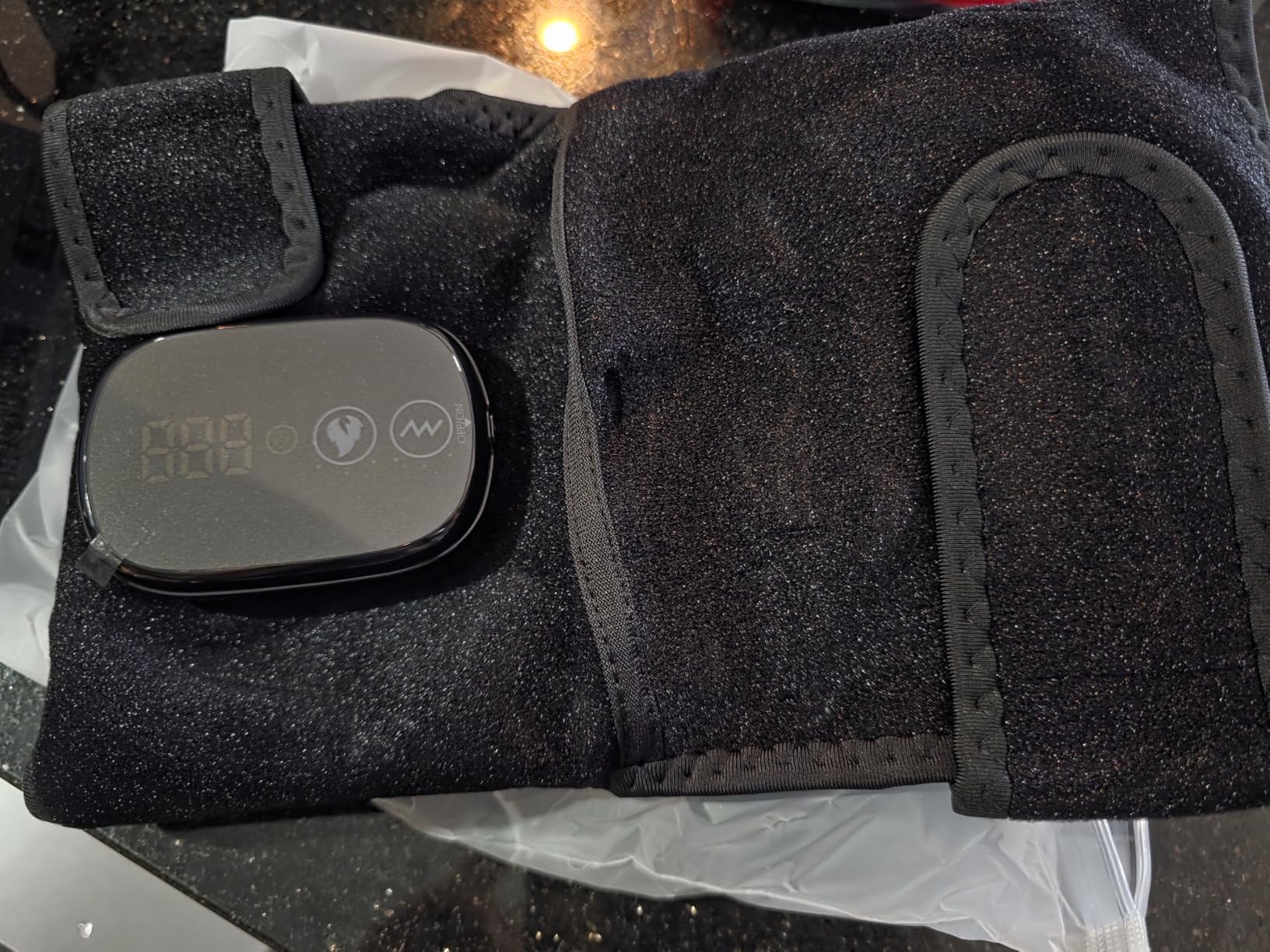 Cordless Heated Knee Massager for Pain Relief, FSA Eligible HSA 2026 Upgrade 4-Motor Full-Coverage Vibration & Heat, XL Heating Knee Brace for Targeted Pain Relief in Knee, Shoulder & Elbow, 5 Heat Levels & 5 Massage Modes customer photo 1