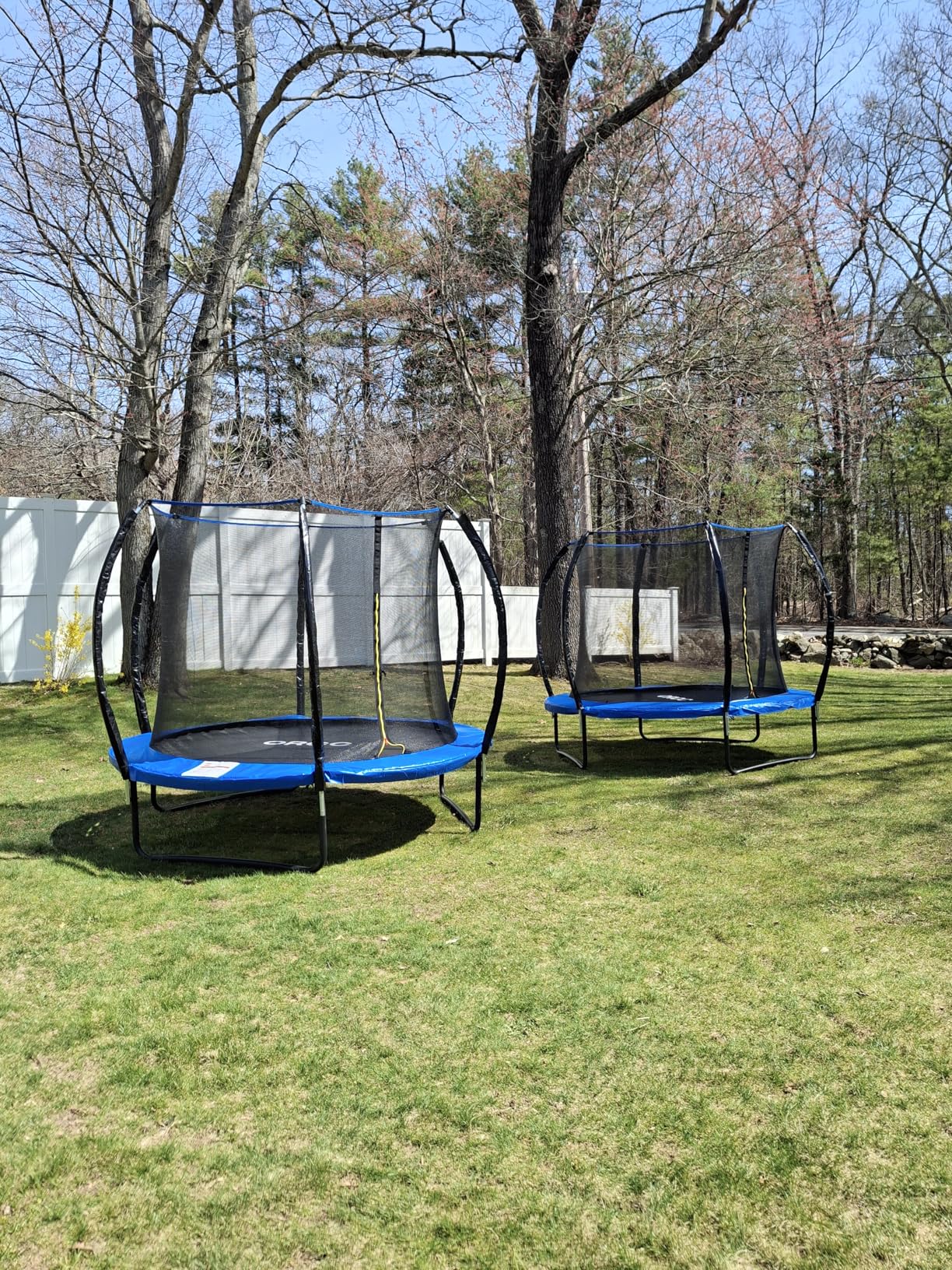 ORCC Kids Trampoline, 1200LBS Weight Capacity Outdoor Trampoline 16 15 14 12 10 8FT Yard Trampolines for Kids Adults customer photo 1