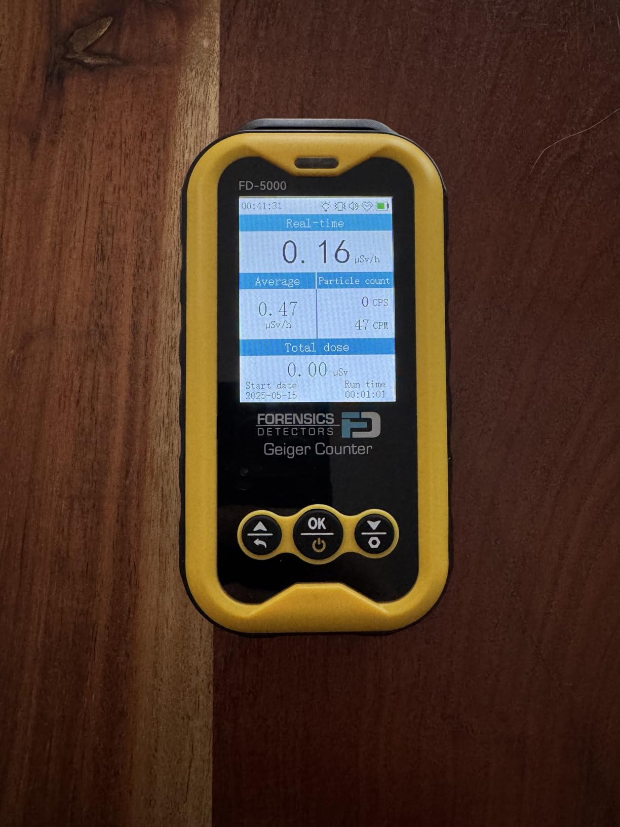 Geiger Counter + Radiation Test Card | Upgraded 20-Year Sensor Life | Radiation Detector | Beta, Gamma, & X-Rays | 10ft Drop Test Pass | Version 2.0 customer photo 2
