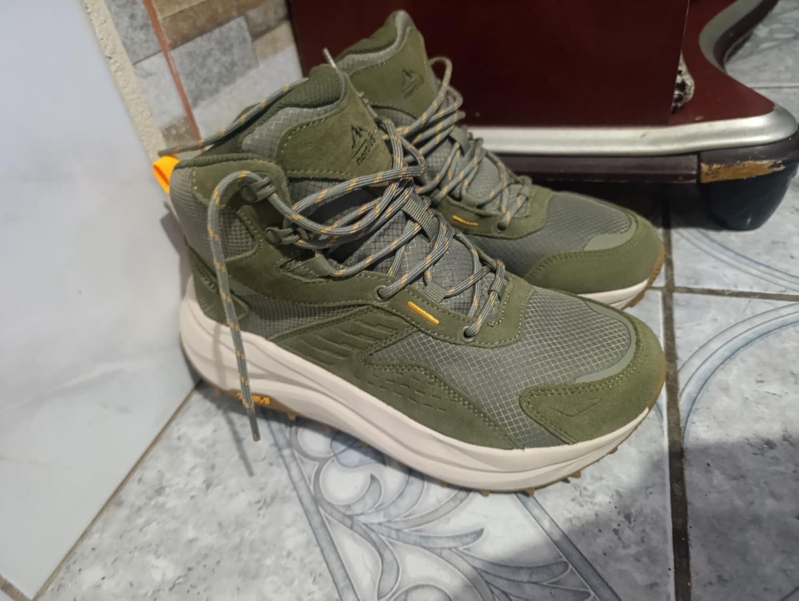 NORTIV 8 Men's Wide Toe Box Hiking Boots Low Drop Waterproof Outdoor Trekking Camping Shoes Katahdin customer photo 2