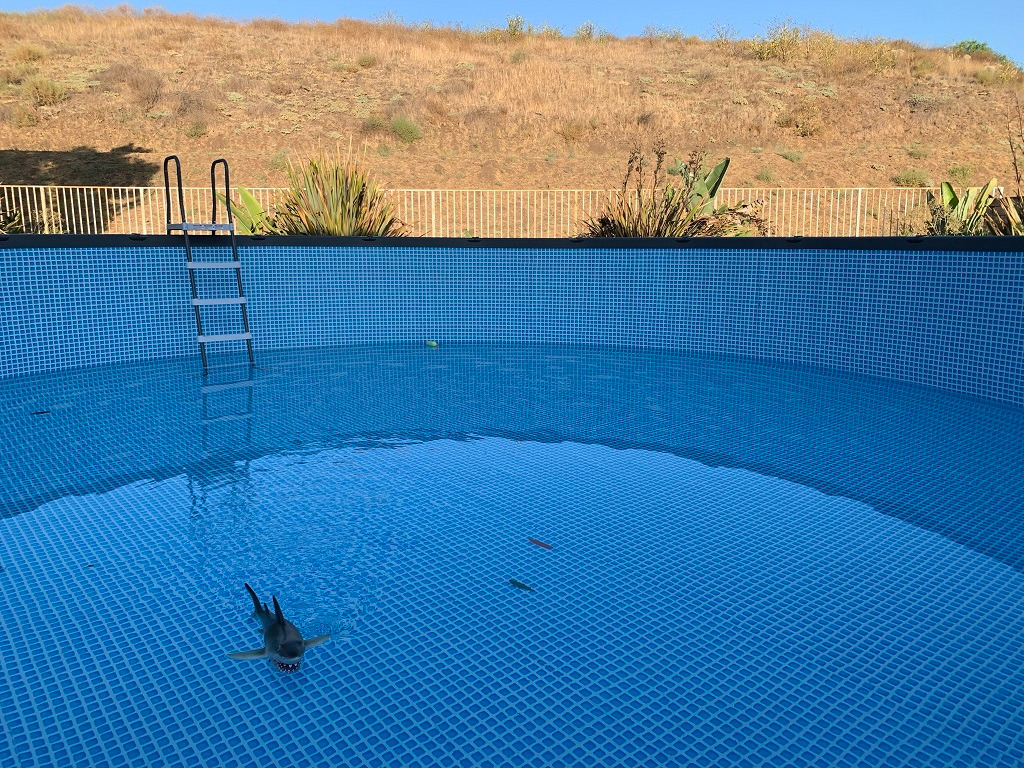 INTEX Ultra XTR 24 ft x 52 in Above Ground Pool Set, Round Swimming Pool with Steel Frame, 2100 GPH Sand Filter Pump, Ladder, Cover, & Ground Cloth customer photo 1