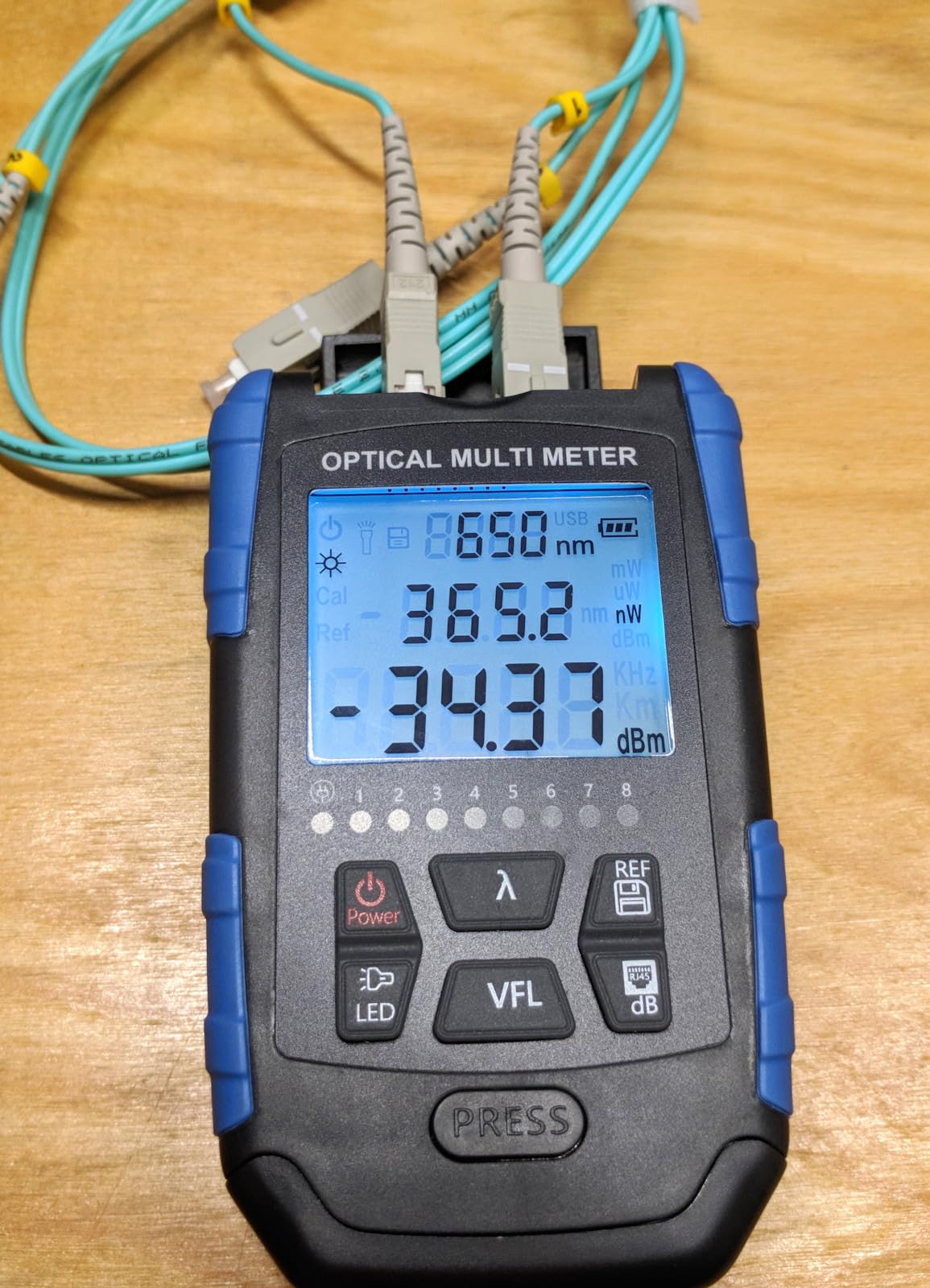 12-in-1 OTDR Optical Fiber Tester 1310/1550/1625nm, 37/36/37dB, 5.6' Touch Screen, Integrating Automatic OTDR, Expert OTDR, Event Map, 10G Dual OPM, Optical Power Meter, End StateCheck customer photo 2