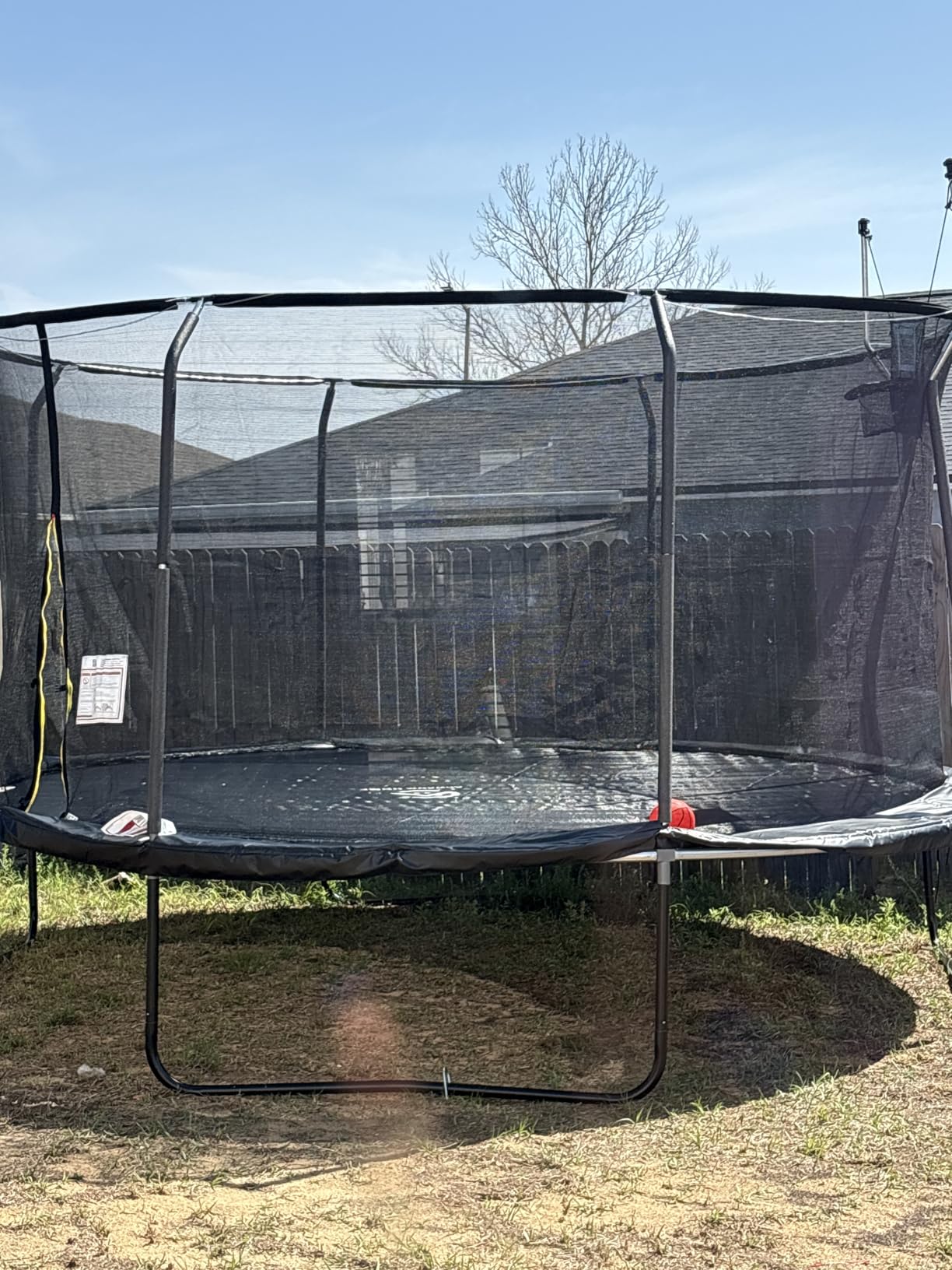 ACWARM HOME Trampoline Outdoor 8FT 10FT 12FT 14FT 15FT 16FT Trampoline with Basketball Hoop and LED Lights, Recreational Trampolines for Kids and Adults customer photo 2