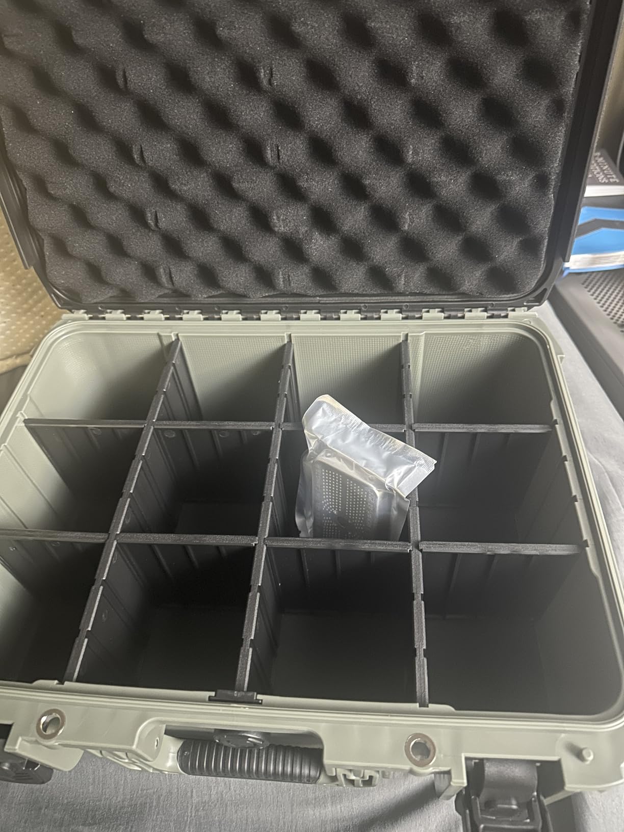 Waterproof Lockable Ammo Storage Box - Heavy Duty Ammo Organizer Case with 8 Adjustable Dividers for Handgun, Rifle & Shotgun Ammo, Secure Ammo Crate, Safe & Organized (Extra-Large Capacity) customer photo 1