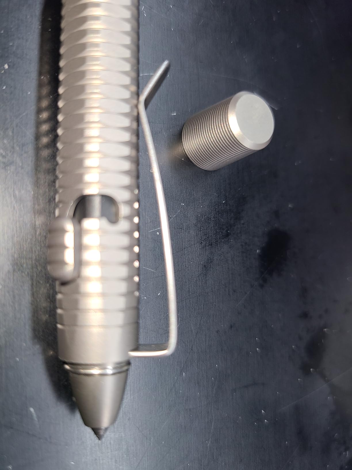 The Atomic Bear Guardian Titanium Tactical Pen with Glass Window Breaker - Bolt Action EDC Pen - Survival Pen That Looks Like an Office Pen customer photo 1
