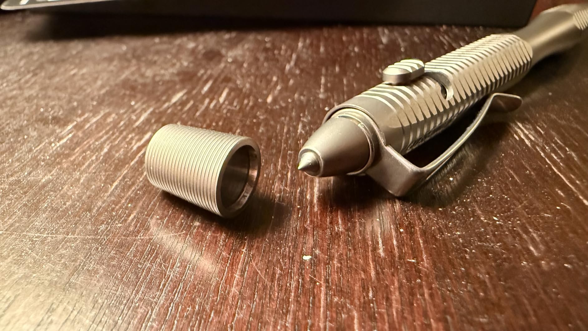 The Atomic Bear Guardian Titanium Tactical Pen with Glass Window Breaker - Bolt Action EDC Pen - Survival Pen That Looks Like an Office Pen customer photo 2