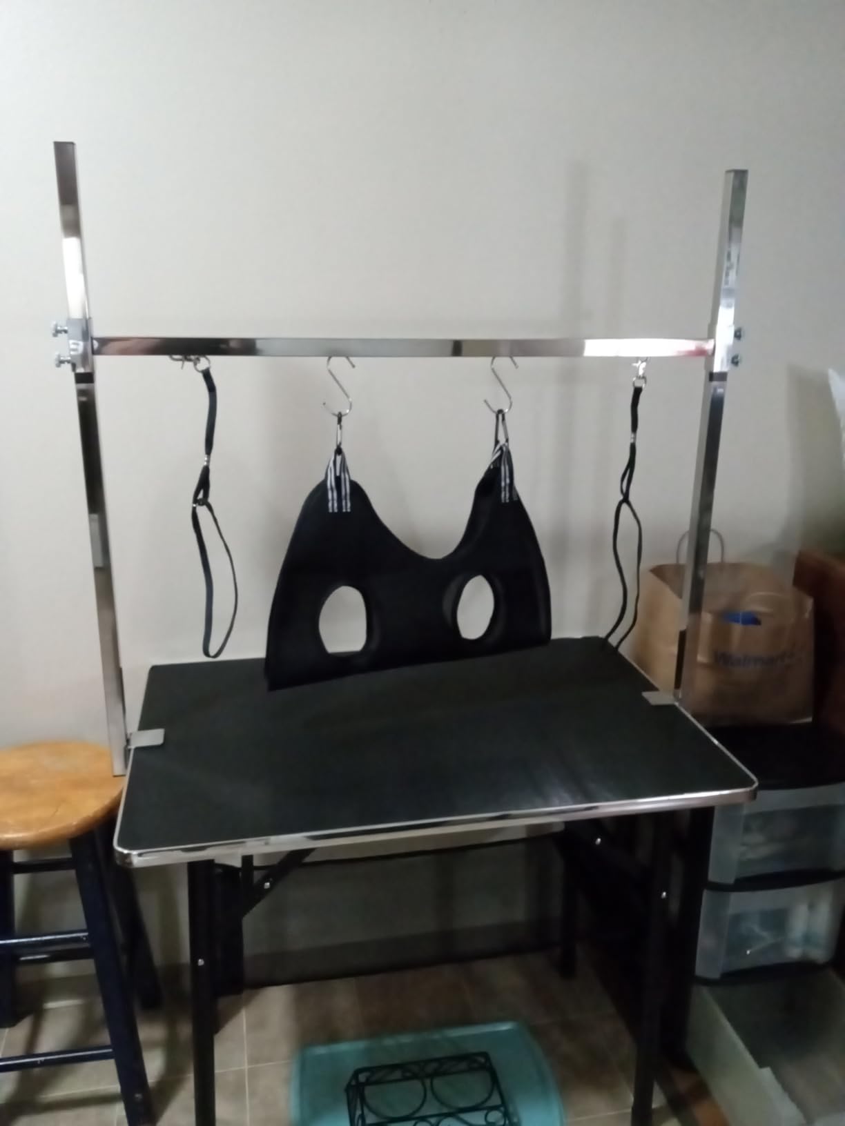 niffgaff Dog Grooming Table with Arm, Hammock & Nooses, 30