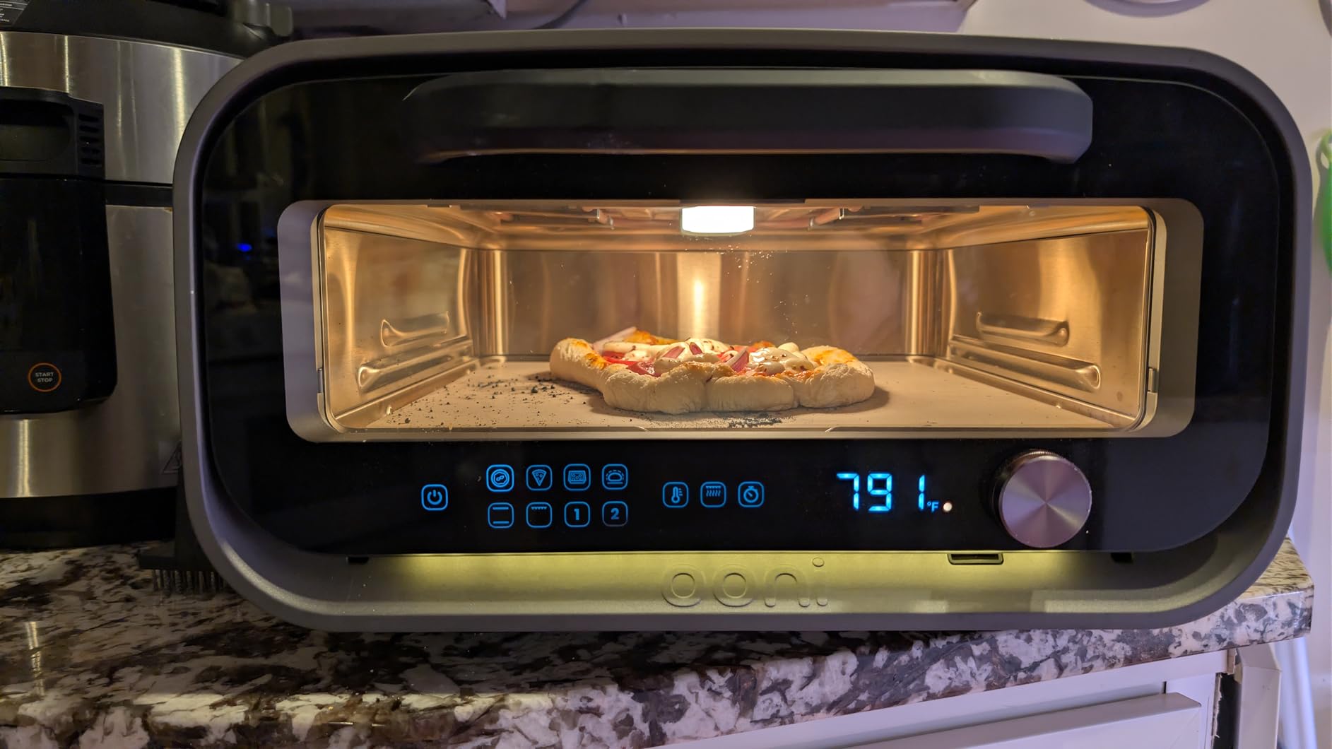 Volt 2 Electric Indoor Pizza Oven - Versatile Countertop Electric Toaster Oven, Cook 12 Inch Pizzas and More - Charcoal Grey customer photo 1