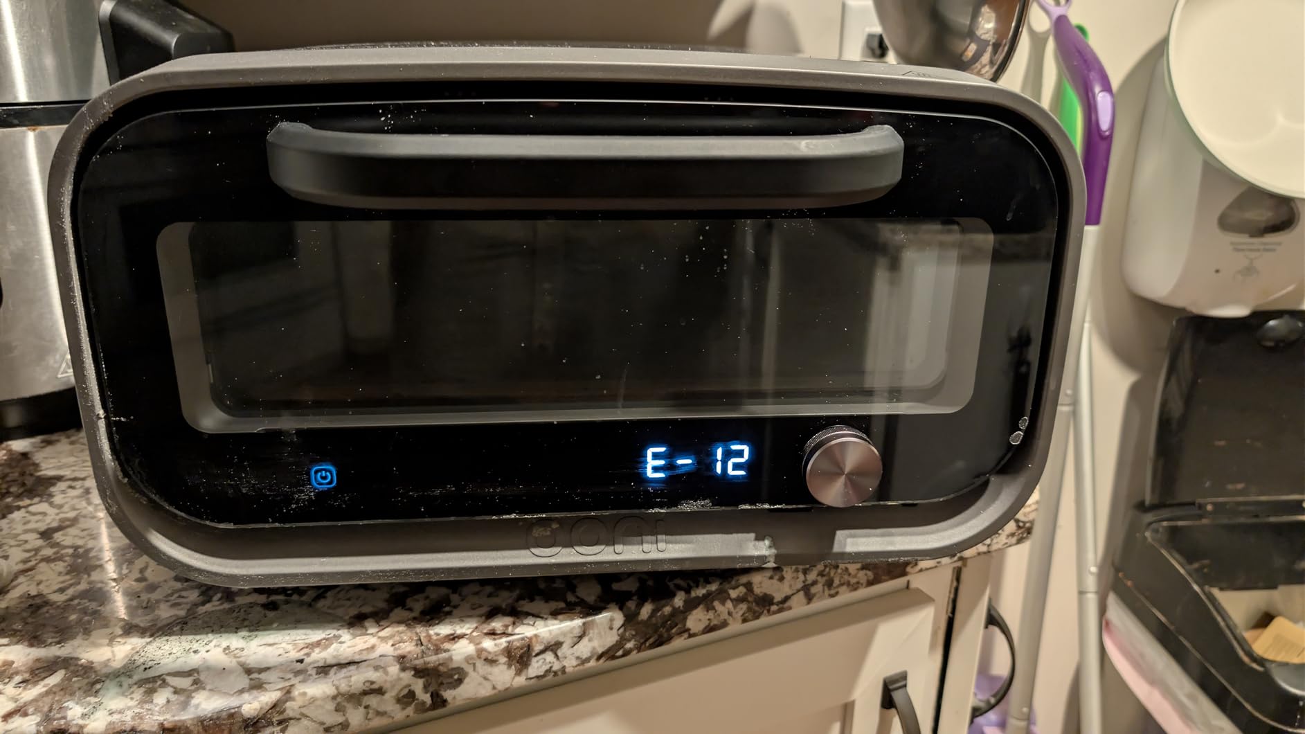 Volt 2 Electric Indoor Pizza Oven - Versatile Countertop Electric Toaster Oven, Cook 12 Inch Pizzas and More - Charcoal Grey customer photo 2
