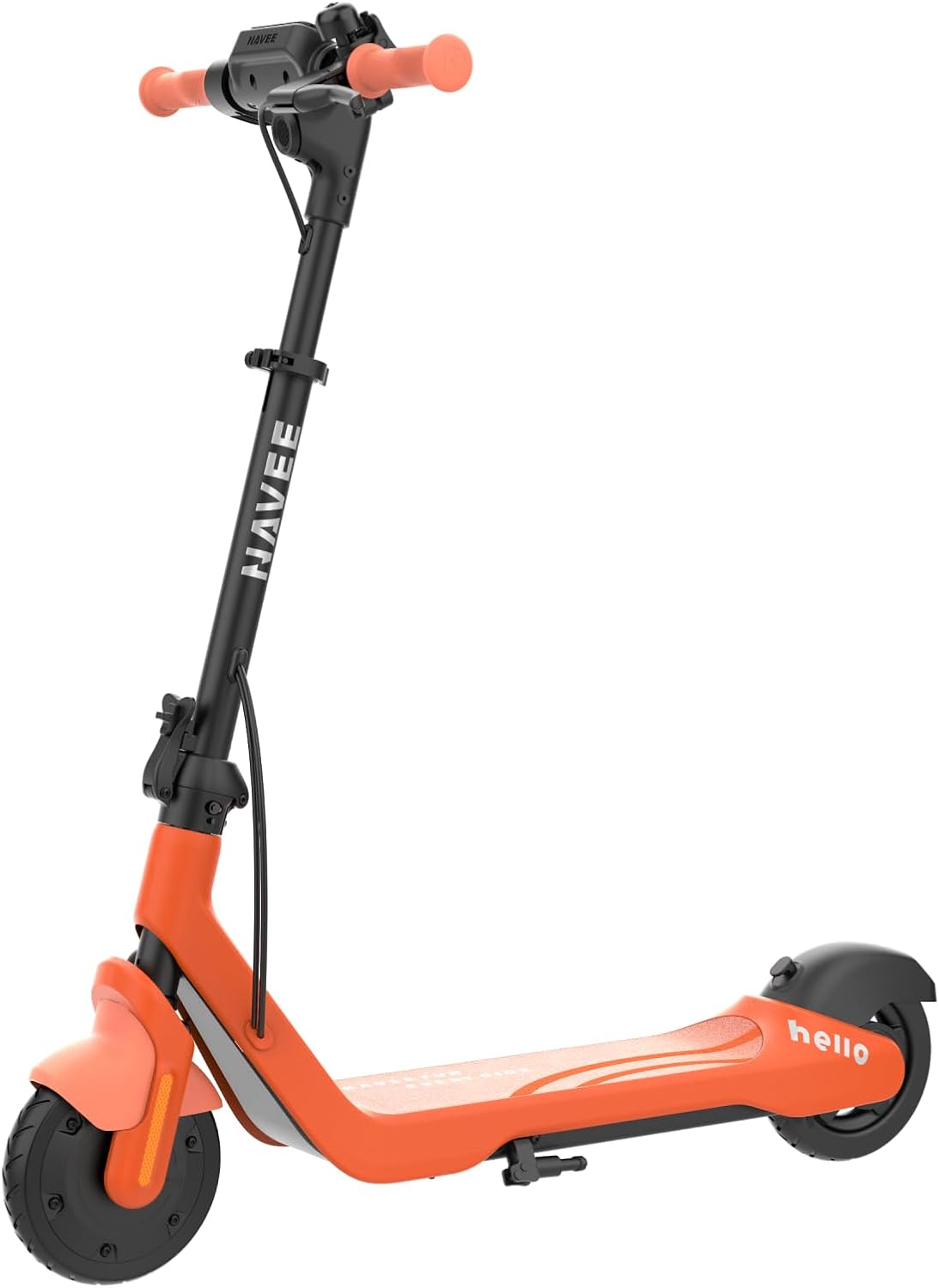 NAVEE K100 Series Electric Scooter for Kids 5-11, Adjustable Handlebar/Speed, Digital Pet, 12.4/9.9/7.5 mph, Safe Brake, Foldable, RGB Lights, Smart APP, Growing Adventurer Gift for Boys Girls, UL2272 customer photo 1