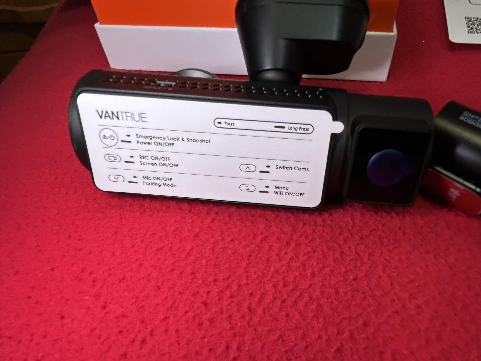 Vantrue New N4 Pro S 4K 3 Channel Dash Cam, Triple STARVIS 2 Dash Camera for Cars, 4K+1080P+2.5K Front and Rear Inside, HDR IR Night Vision, 24/7 Buffered Parking Mode, GPS, Wi-Fi, Support 1TB customer photo 2