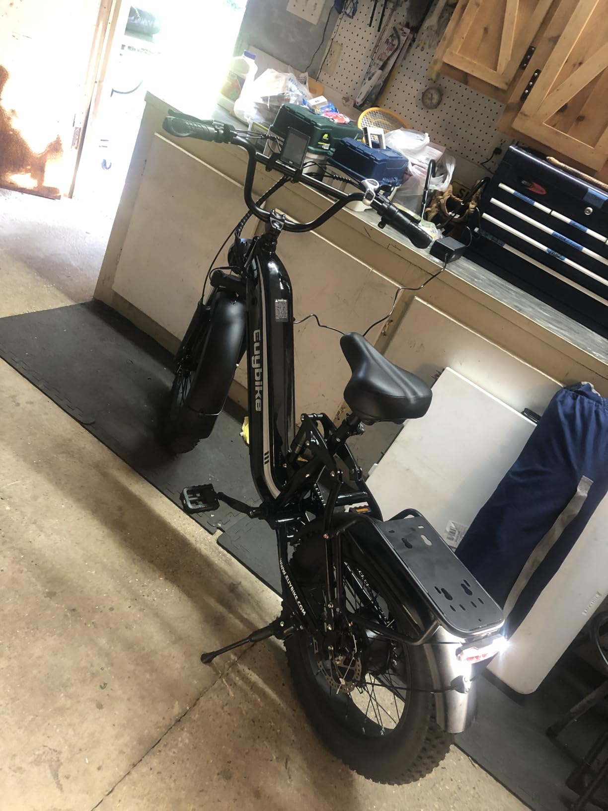 Electric Bike for Adults, 48V 20Ah Battery,1500W Peak Motor Step Thru Ebike 80+ Miles Max Range, 20x4.0 Fat Tires,Max 30Mph Electric Mountain Bike for All Terrain, Ideal for Commute, Off-Road customer photo 2