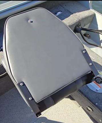 NORTHCAPTAIN Deluxe A Pair of Marine High Back Folding Boat Chair Fishing Boat Seat,for Fishing, Bass/Jon/Pontoon Boat Chairs, 4 Mounting Screws Included customer photo 2