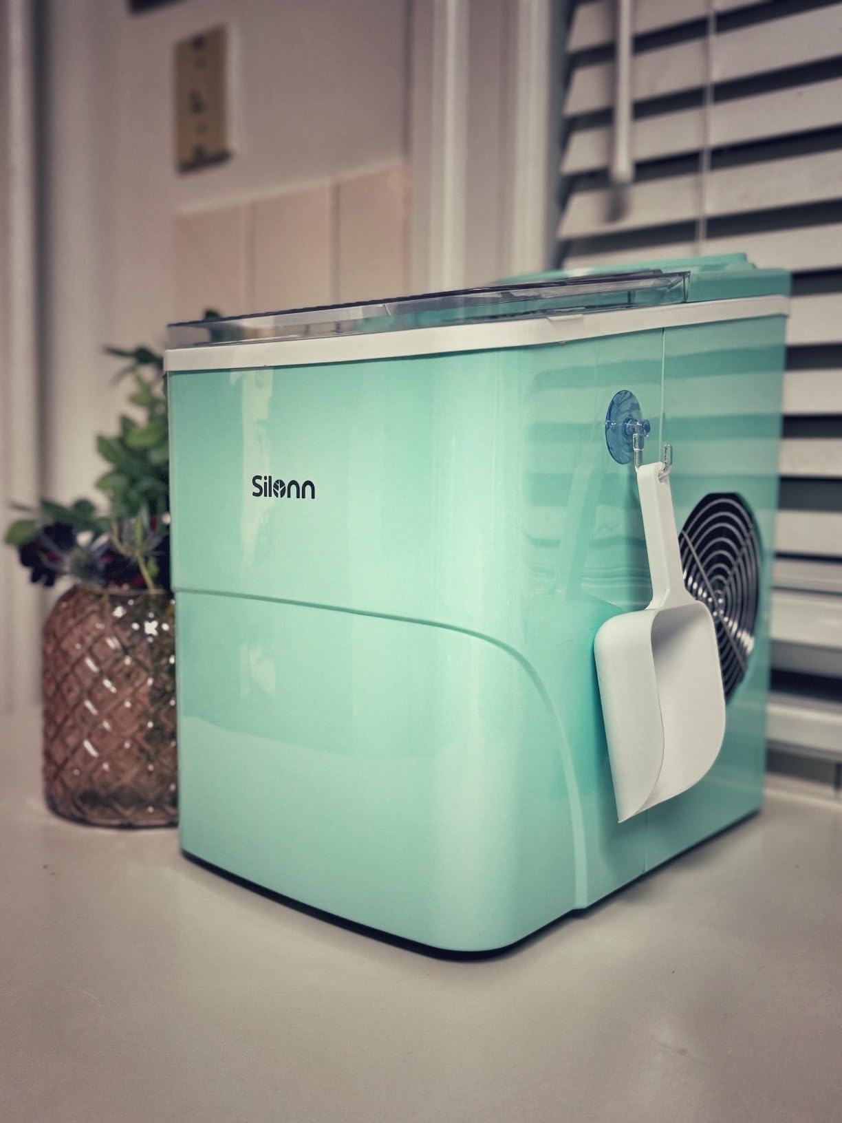 Silonn Nugget Ice Maker Countertop with APP & Voice Control, Self Cleaning Ice Machine with 3L Large Water Tank customer photo 2