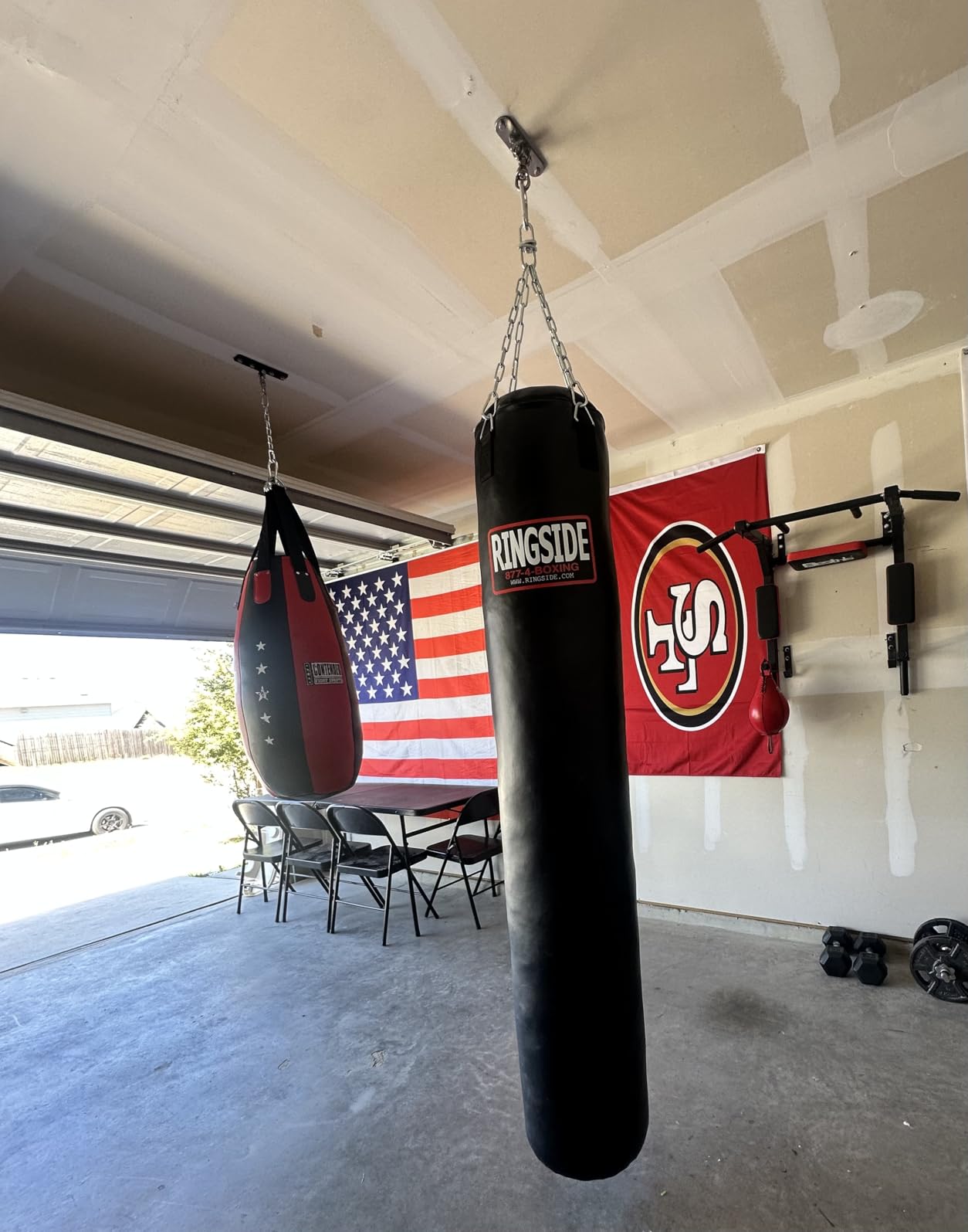 Ringside 100-Pound Muay Thai Heavy Bag, Powerhide Punching Bag for Boxing, MMA, Muay Thai, and Kickboxing Training customer photo 2