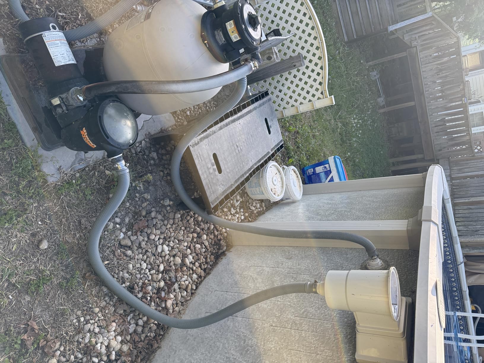 Aquastrong Variable Speed Pool Pump In/Above Pool Pump Energy Efficient High Flow Powerful Self Primming Swimming Pool Pumps with Filter Basket, Black customer photo 2