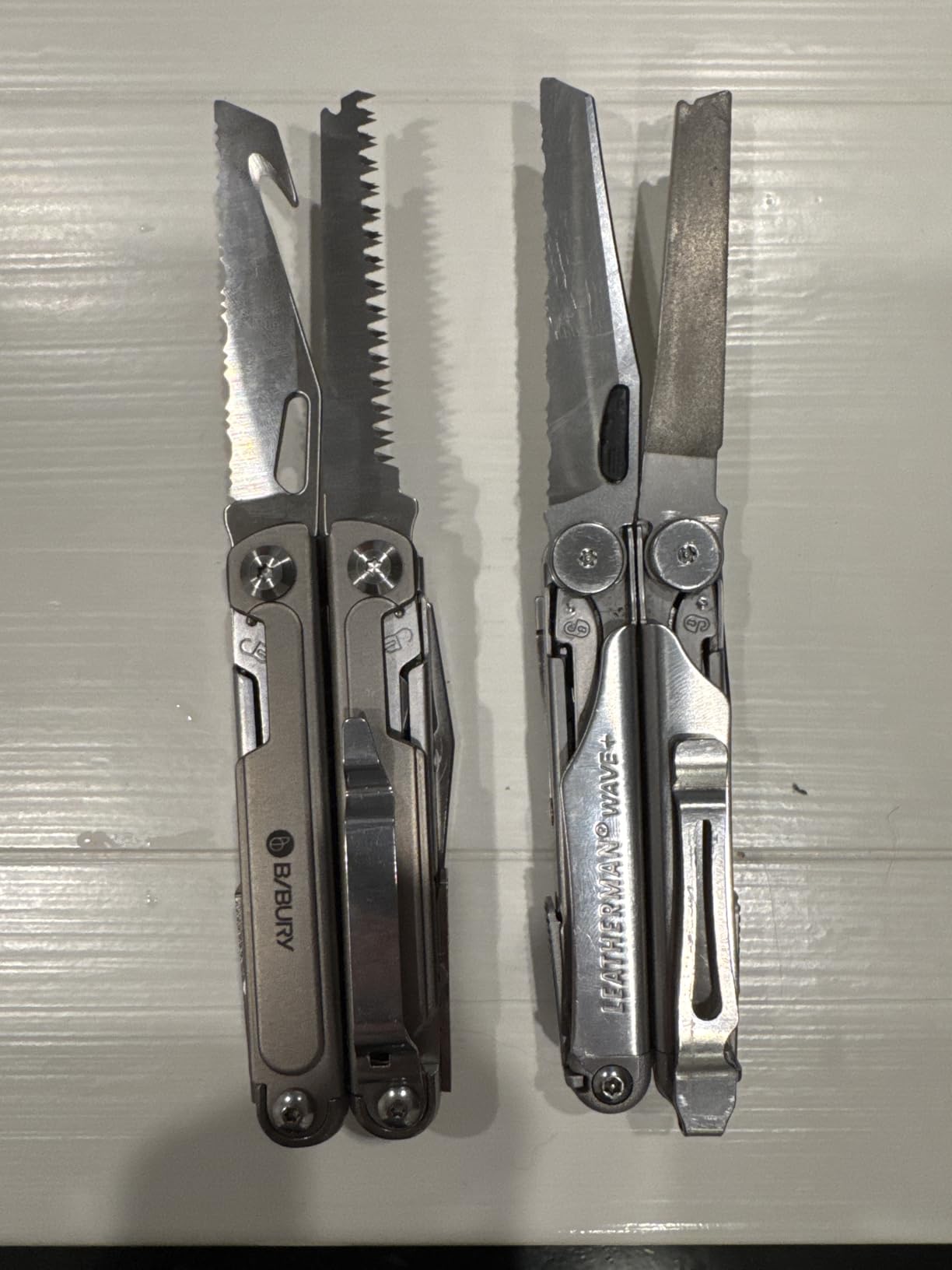 BIBURY 24-in-1 Titanium Multitool Pliers, 8.7oz Ultra-Light EDC Pocket Tool, Aerospace-Grade Titanium Handle - 2048DT customer photo 2