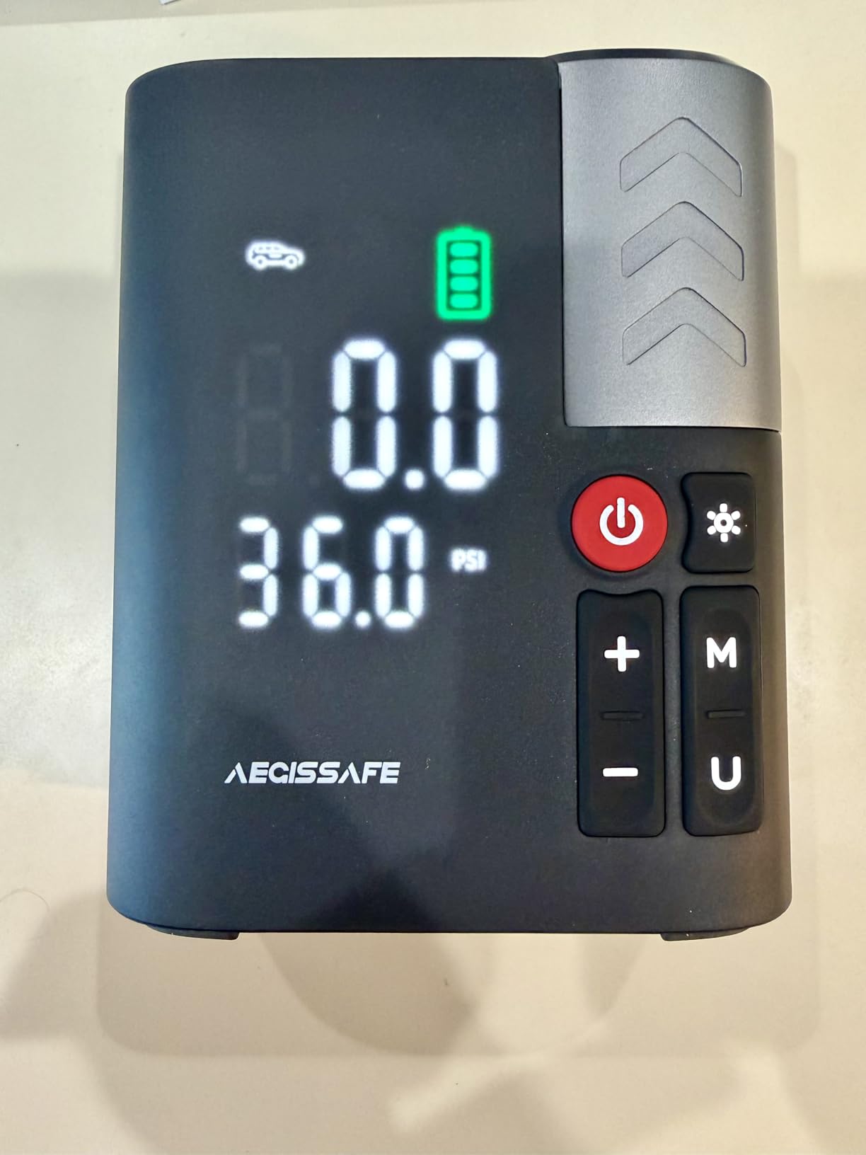 SuperBars 3X Faster Air Pump with APP, 160PSI 48LPM Electric Tire Pump with 10400mAh Battery, 45W Faster Charging, Tire Inflator for Car SUV Pickup RV MPV Truck customer photo 1