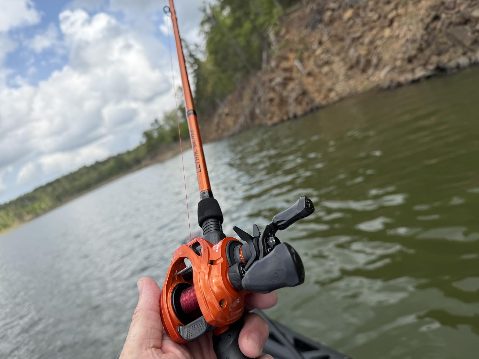 KastKing Lethal Blaze Baitcasting Fishing Reel, 7.3:1 High-Speed Gear Ratio, Low-Profile Baitcaster, Lightweight Glass Fiber-Infused Nylon Frame, Freshwater & Inshore Bass Fishing Reel customer photo 1