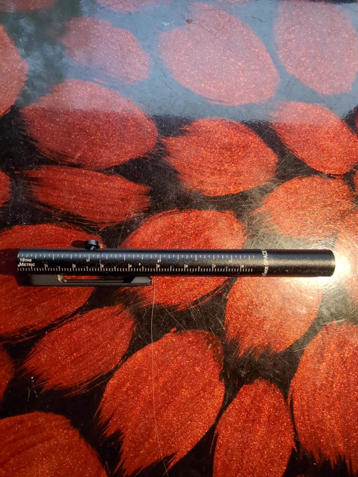 Fisher Space Pen Measure Twice Tactical Pen, Bolt Action, Standard and Metric Scales Ruler, Glass Breaker Tip, Writes Upside Down and in Extreme Temperatures, Pocket Clip, Gift Box customer photo 2