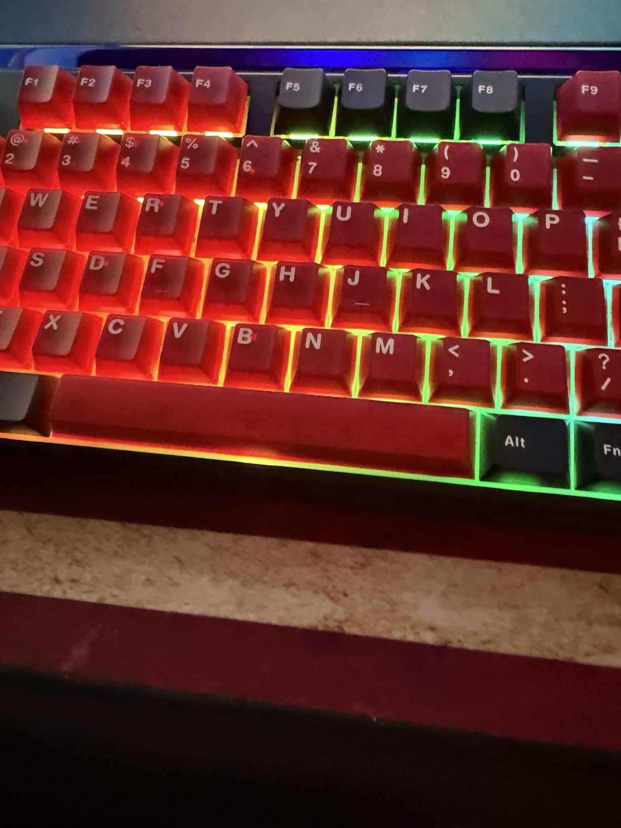Aula H108 Wireless Mechanical Keyboard, Hot Swappable Silent Keyboard, Full Size Keyboard with Number Pad, Gasket Structure, RGB Backlit Computer Gaming Keyboard with PBT Keycaps for PC/Office customer photo 1