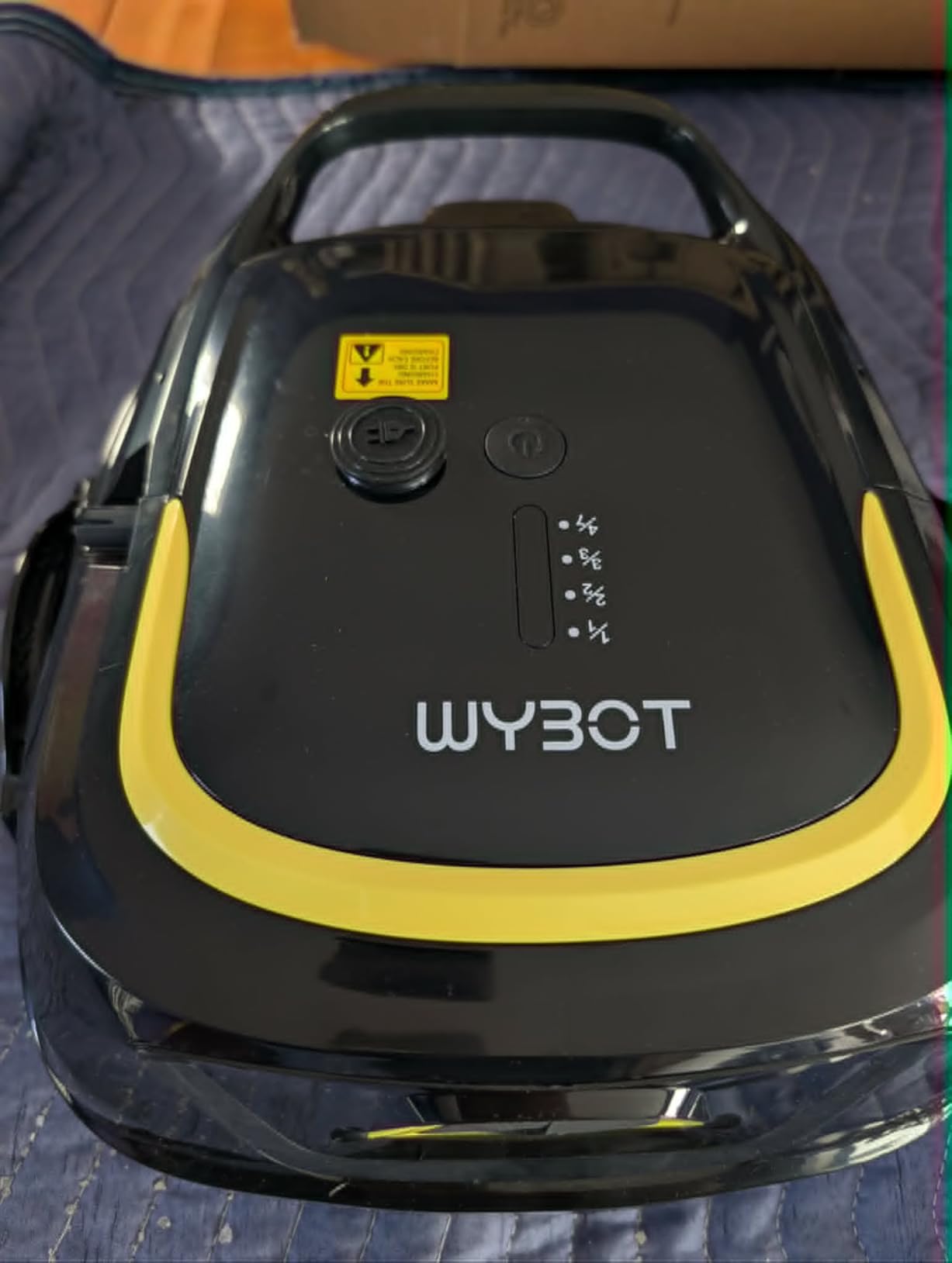 WYBOT A1 Robotic Pool Cleaner - Dual-Layer Filtration, Strong Suction, 130-Min Runtime, Cordless Pool Vacuum for Above-Ground & Flat Pools up to 1,100 Sq. Ft., 4 Cleaning Modes (Darkgrey) customer photo 1
