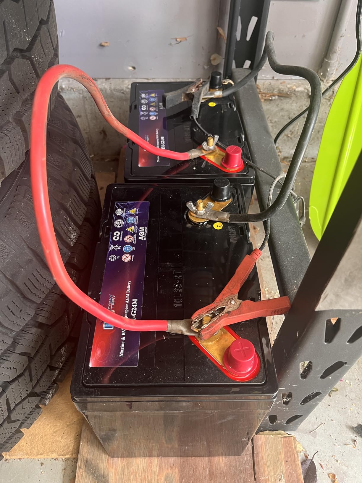 Mighty Max Battery MM-G27M, 12V 100Ah, Group Size 27M Deep-Cycle Marine AGM, Dual-Purpose Starting & Deep Discharge, 800 CCA customer photo 1