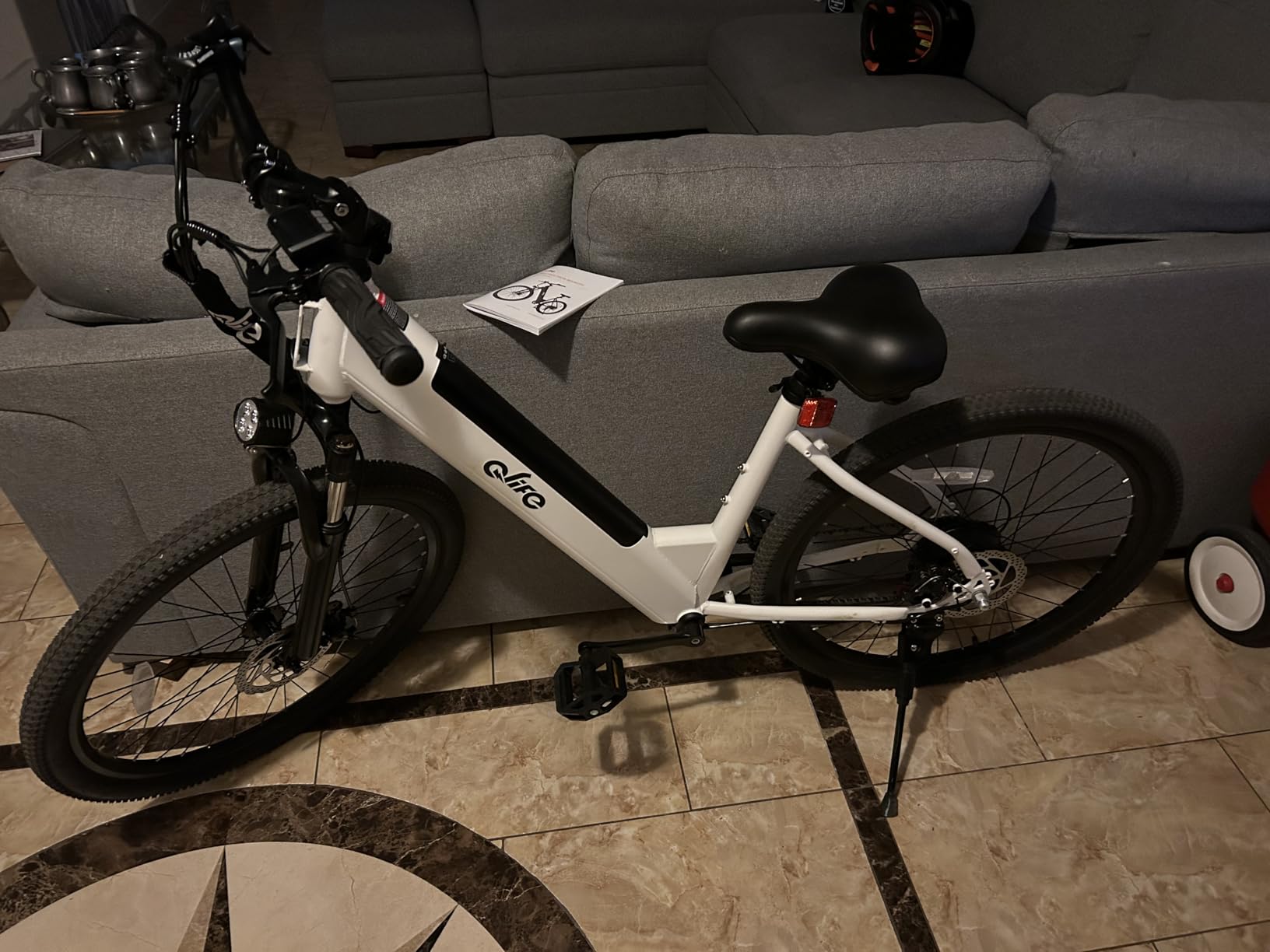Qlife Cityone Electric Bike for Adults & Teens, Step-Through Commuter Ebike, 1000W Peak Motor, 55-Mile Range, 48V Removable Battery, 26-Inch City Tires, 7-Speed, Up to 25 MPH customer photo 1