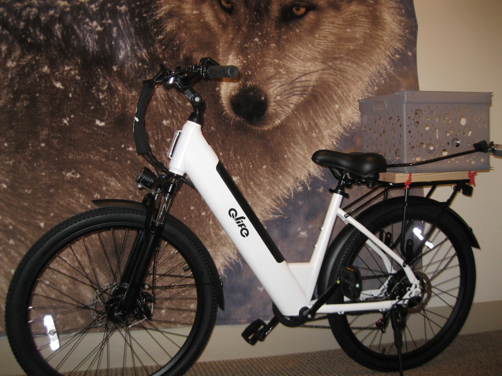 Qlife Cityone Electric Bike for Adults & Teens, Step-Through Commuter Ebike, 1000W Peak Motor, 55-Mile Range, 48V Removable Battery, 26-Inch City Tires, 7-Speed, Up to 25 MPH customer photo 2