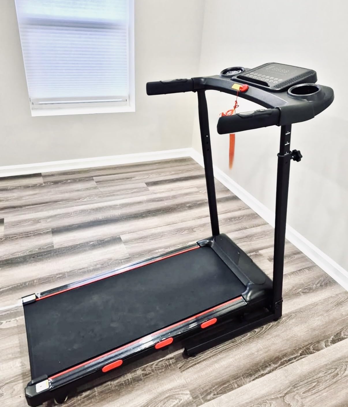 15% Auto Incline Treadmill for Home - Adjustable Height Handle Bar, Folding Treadmills 350LBS Weight Capacity, 3.5HP Heavy Duty Treadmills with Console, Portable Treadmill Running Machine customer photo 1
