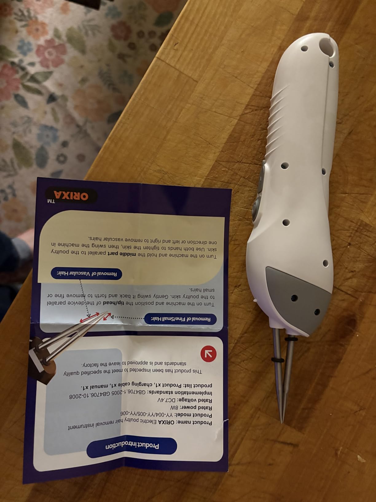 ORIXA Dual-Motor Handheld Chicken Plucker - High-Speed Poultry Feather Remover with 304 Stainless Steel Head, Type-C Fast Charging, Low Noise & Vibration, for Chicken, Duck, Goose & Turkey customer photo 1