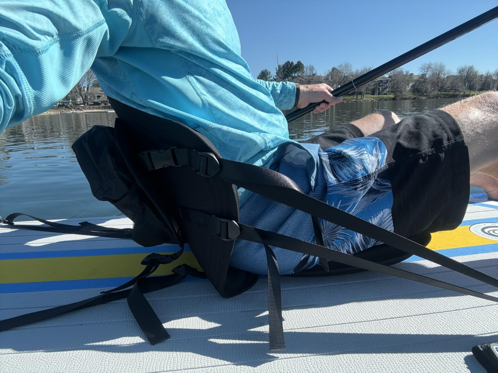 Trymaker Kayak Seat with Back Support, Paddle Board Seat for Inflatable Boards, 264LBS Capacity Thickened Replacement for Sit on Top Kayak Fishing Canoe customer photo 2