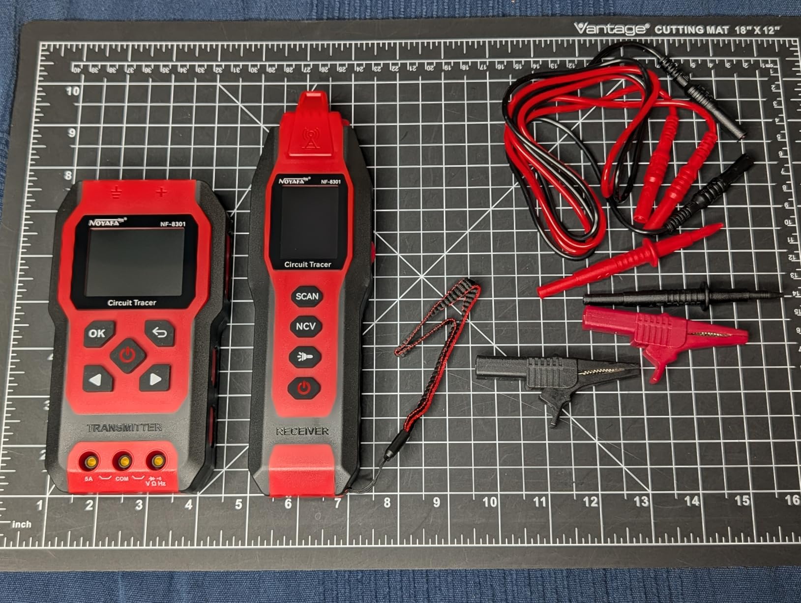 NOYAFA NF-8301 Circuit Tracer - Underground Circuit Breaker Finder & Digital Multimeter, 8 Level Sensitivity Adjustment, Rechargeable Wire Tracer for Fuses, Irrigation, Wall Wires customer photo 2