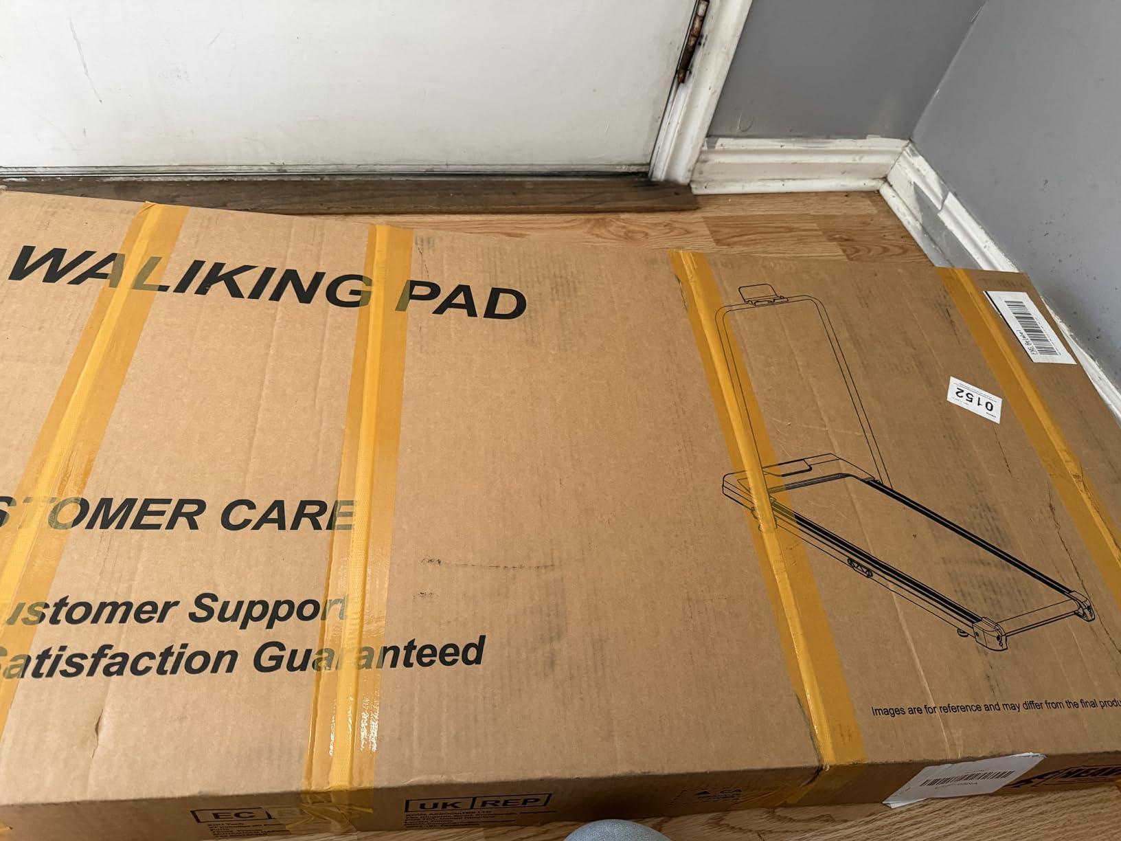 16% Treadmills for Home with Handle, 3 in 1 Portable Treadmill with Incline, Foldable Treadmill with Three Screen, 12 Preset Programs, 400Lbs customer photo 2