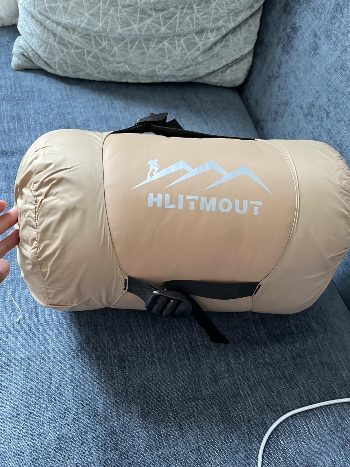 Ultralight Down Sleeping Bag for Adults with Pillow, 15°F 32°F 45°F Ultra Compact Mummy Sleeping Bag with 680FP Duck Down customer photo 2