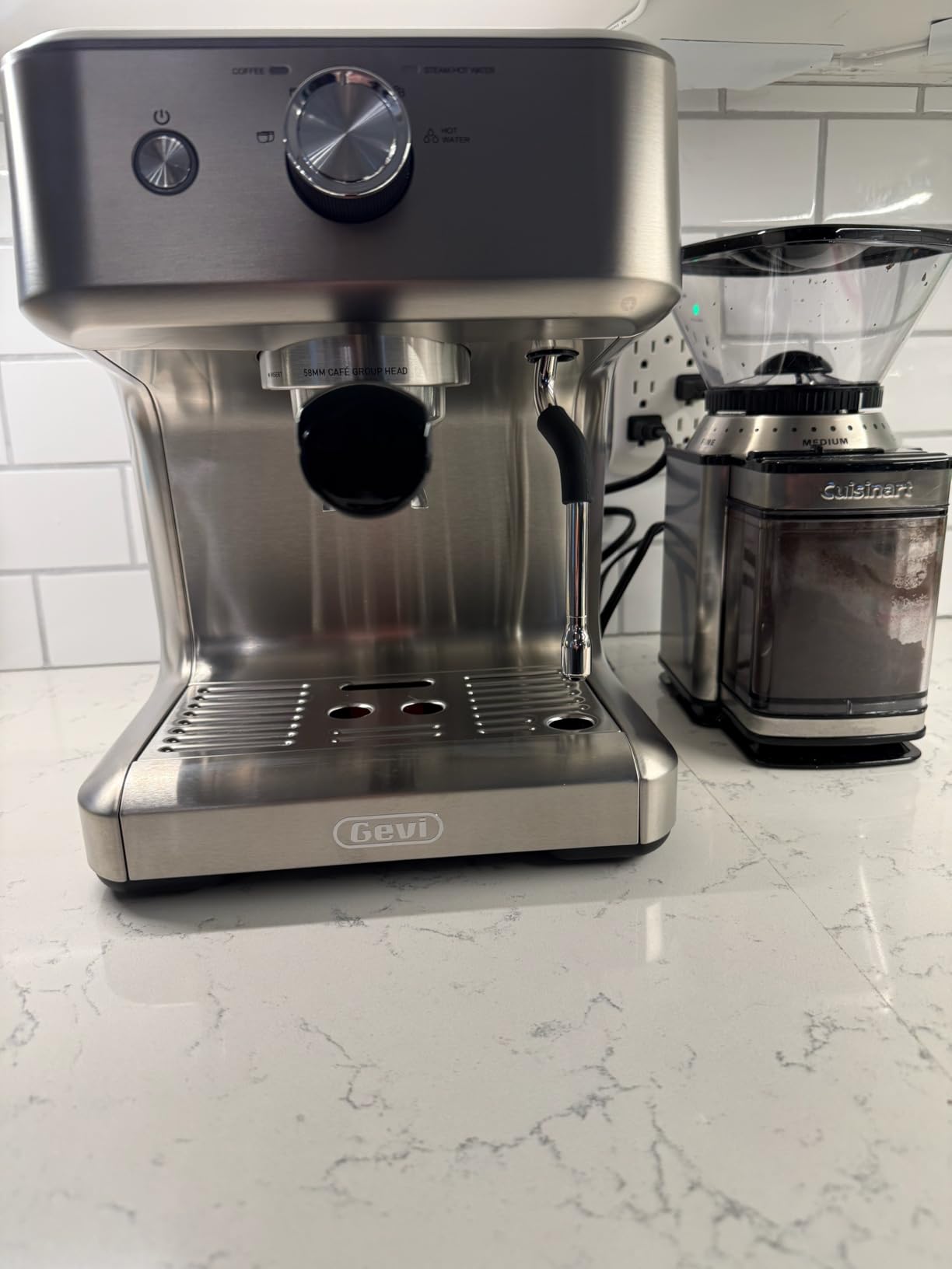 Gevi 58mm Commercial Espresso Machine|PID&NTC Temp Control with Steam Wand customer photo 1