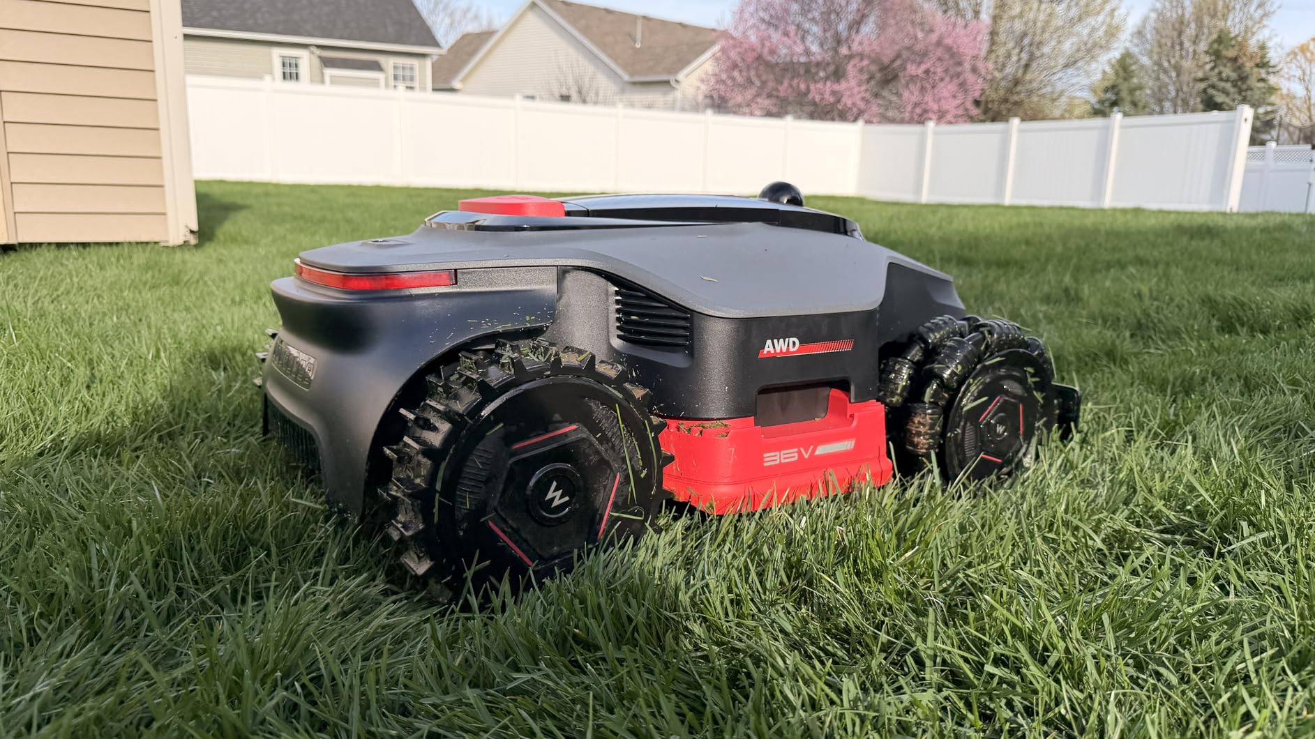 MOVA LiDAX Ultra 3000 AWD Robot Lawn Mower Wire Free RTK Free for up to 0.75 Acre*Dual Maps, 360° 3D LiDAR & AI Dual Vision Mapping, Robotic Mower with 4G, for 80% Slopes, Cutting Height 1.2