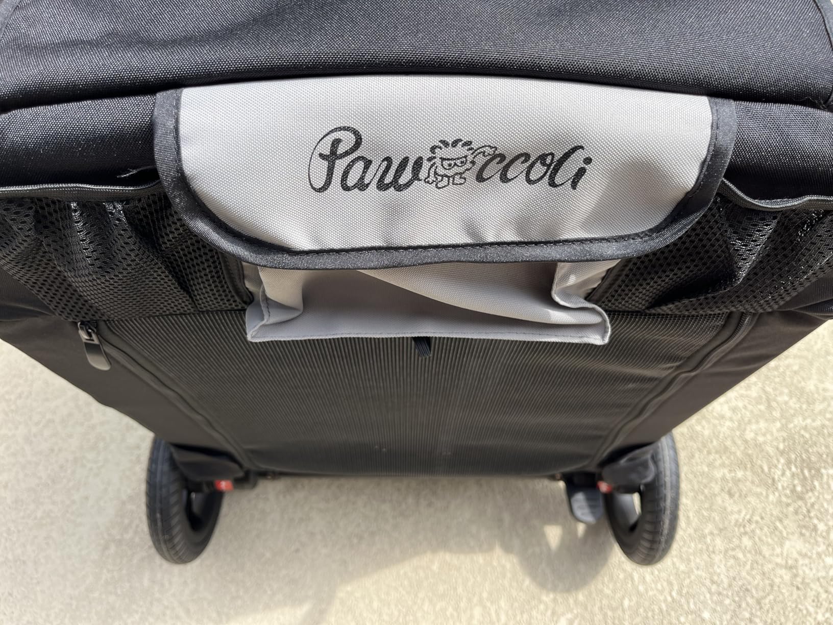 Dog Stroller for Large & Medium Dogs, 4 Wheels Pet Stroller for Large Dogs up to 120lbs, Extra Large Dog Stroller with Foldable Design, Sun Shades, Storage Pocket, Breathable Mesh customer photo 2