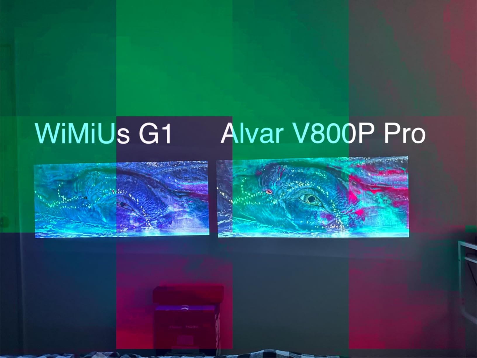 Alvar Smart Projector 2026 Upgraded, 2500 ANSI, 4K Supported, Built in Netflix App, Dolby Audio & 50W Speakers, Auto Focus, WiFi 6, Bluetooth 5.3, Home Theater & Outdoor Movie Projector, Black customer photo 2