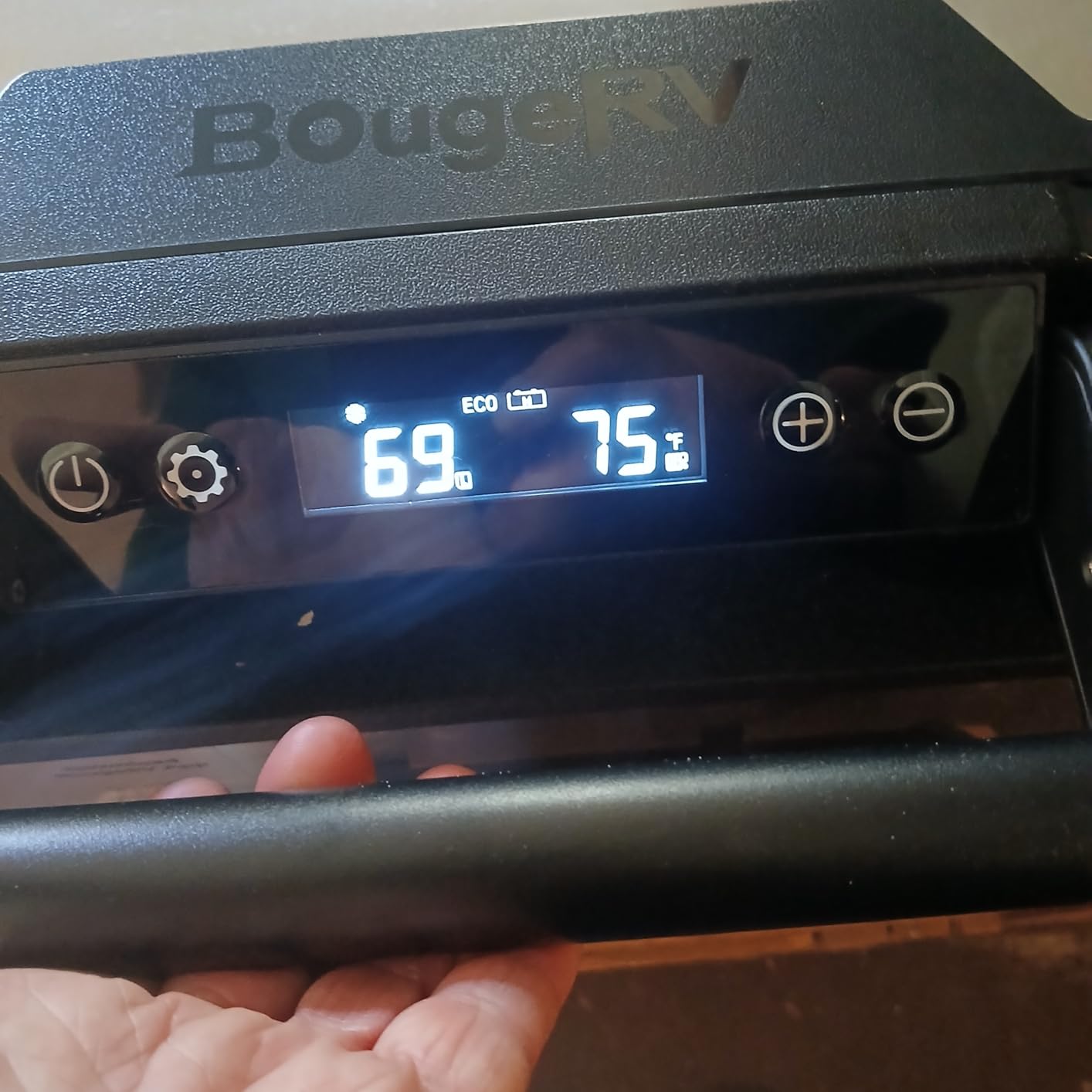 BougeRV 12 Volt Portable Refrigerator, 55 Quart Dual Zone Car Fridge Freezer with APP Control, Compressor Cooler 12/24V DC, 110~240V AC for Overlanding, Camping, Travel, RV(2026 New Model: Rocky V3.0) customer photo 2