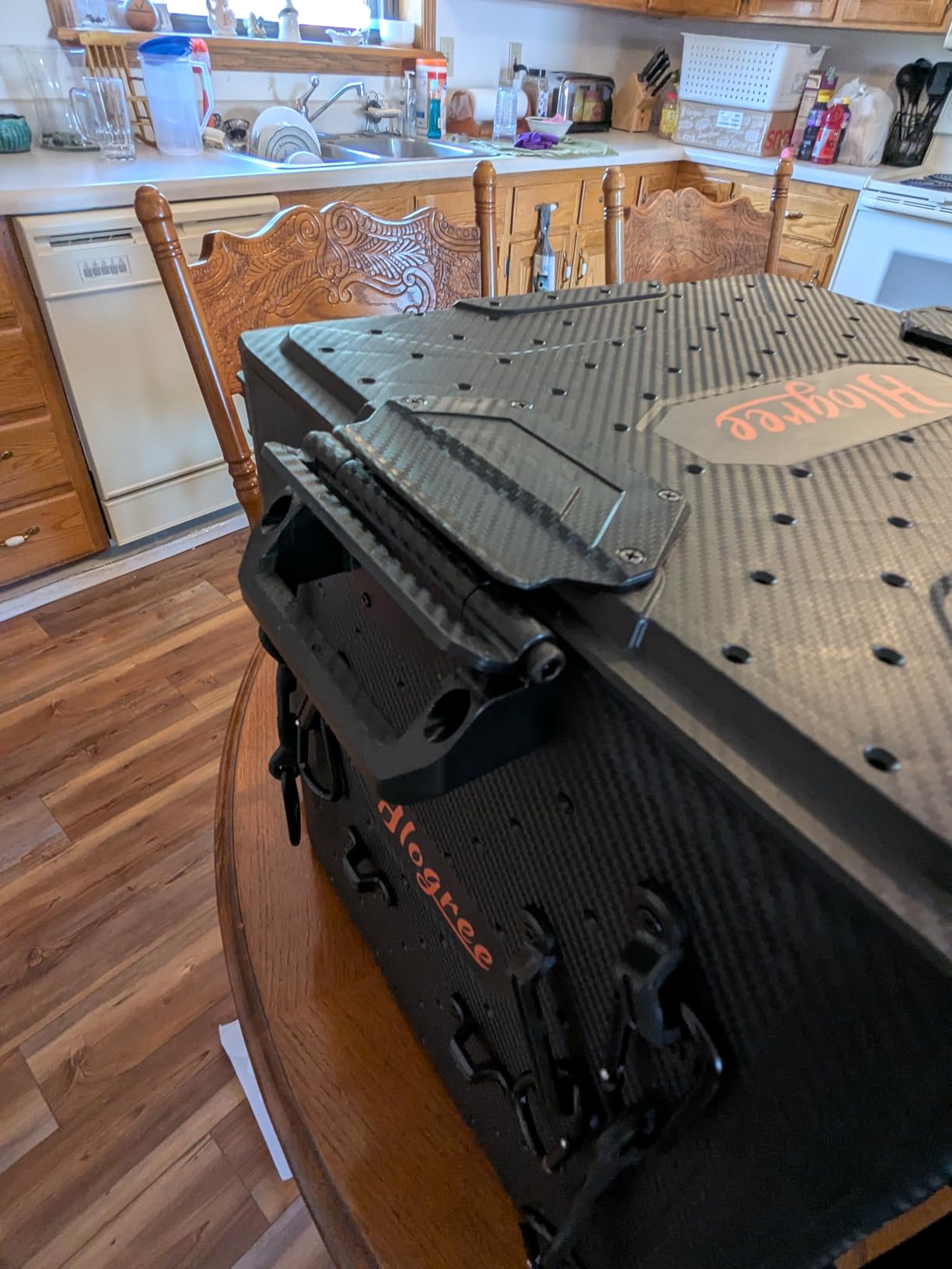 HLOGREE FlexCrate Kayak Fishing Crate with 4 Rod Holders, 13''x13''x13'' Compact customer photo 1
